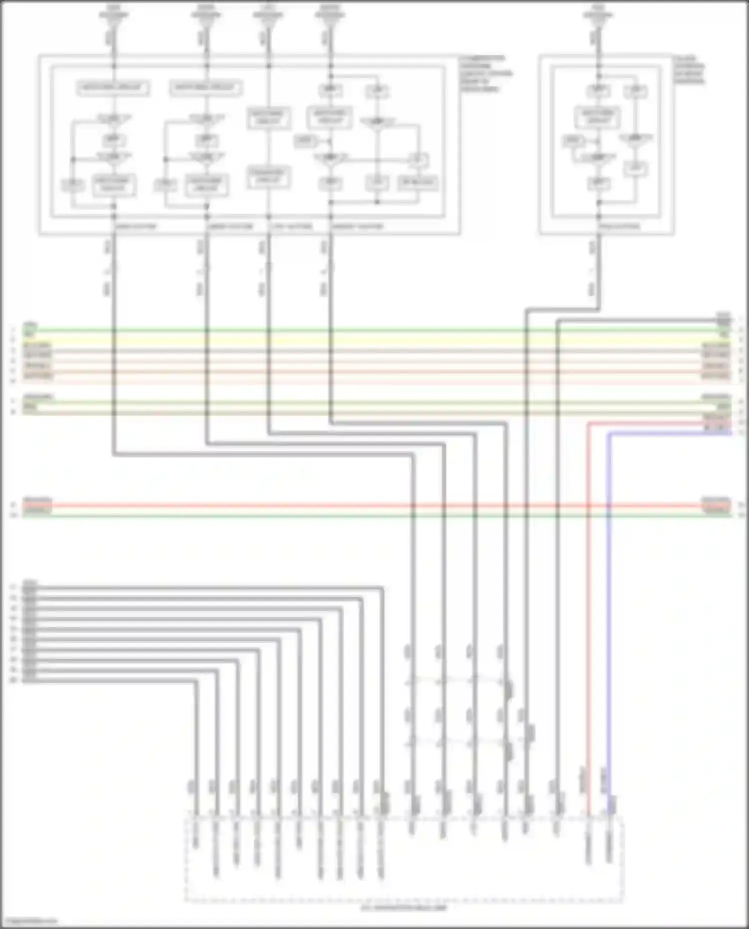Wiring diagram usb data-rx low for Genesis G80 II (2020-2024) (2 of 12)