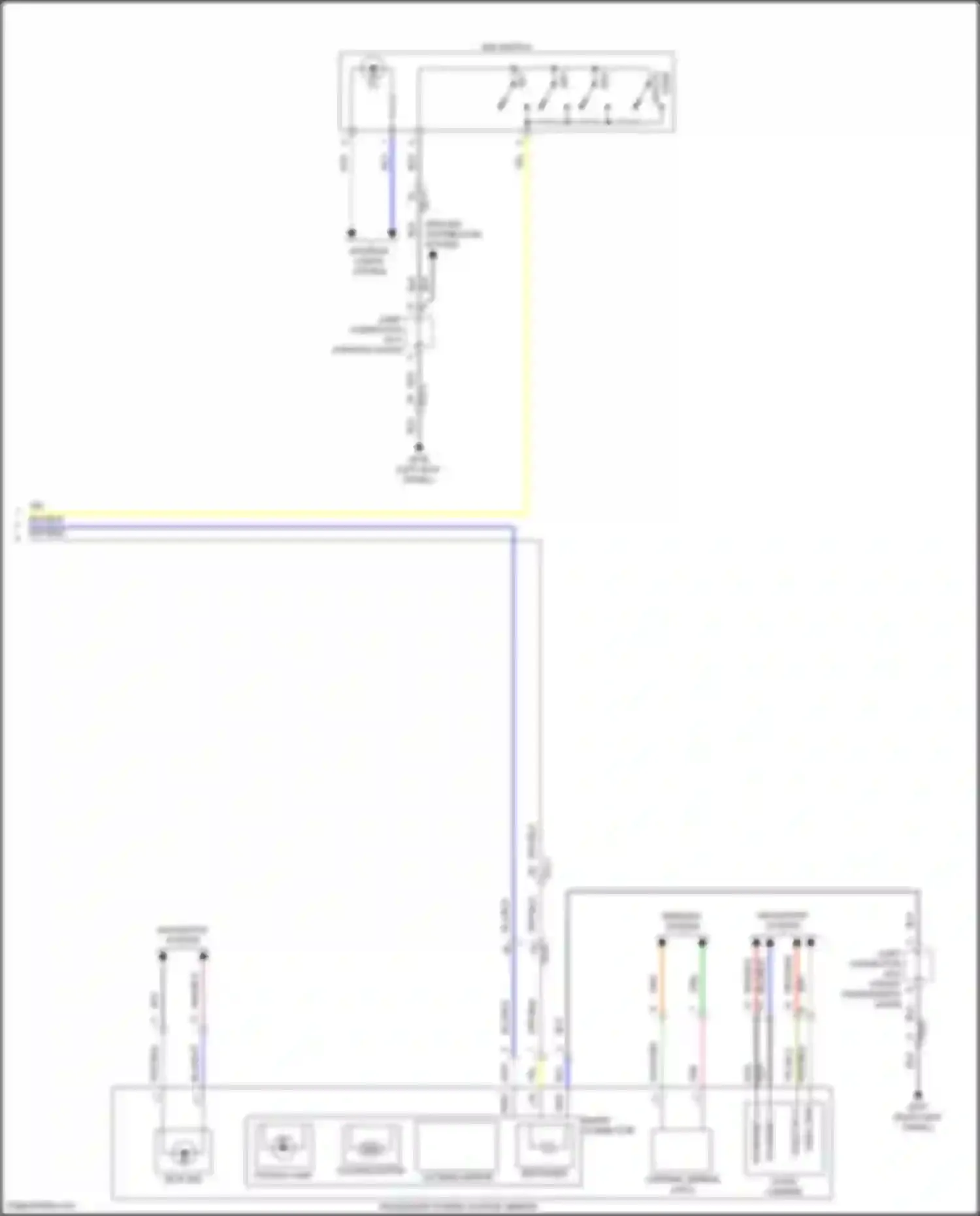 Wiring diagram video gnd for Genesis G80 II (2020-2024) (2 of 2)