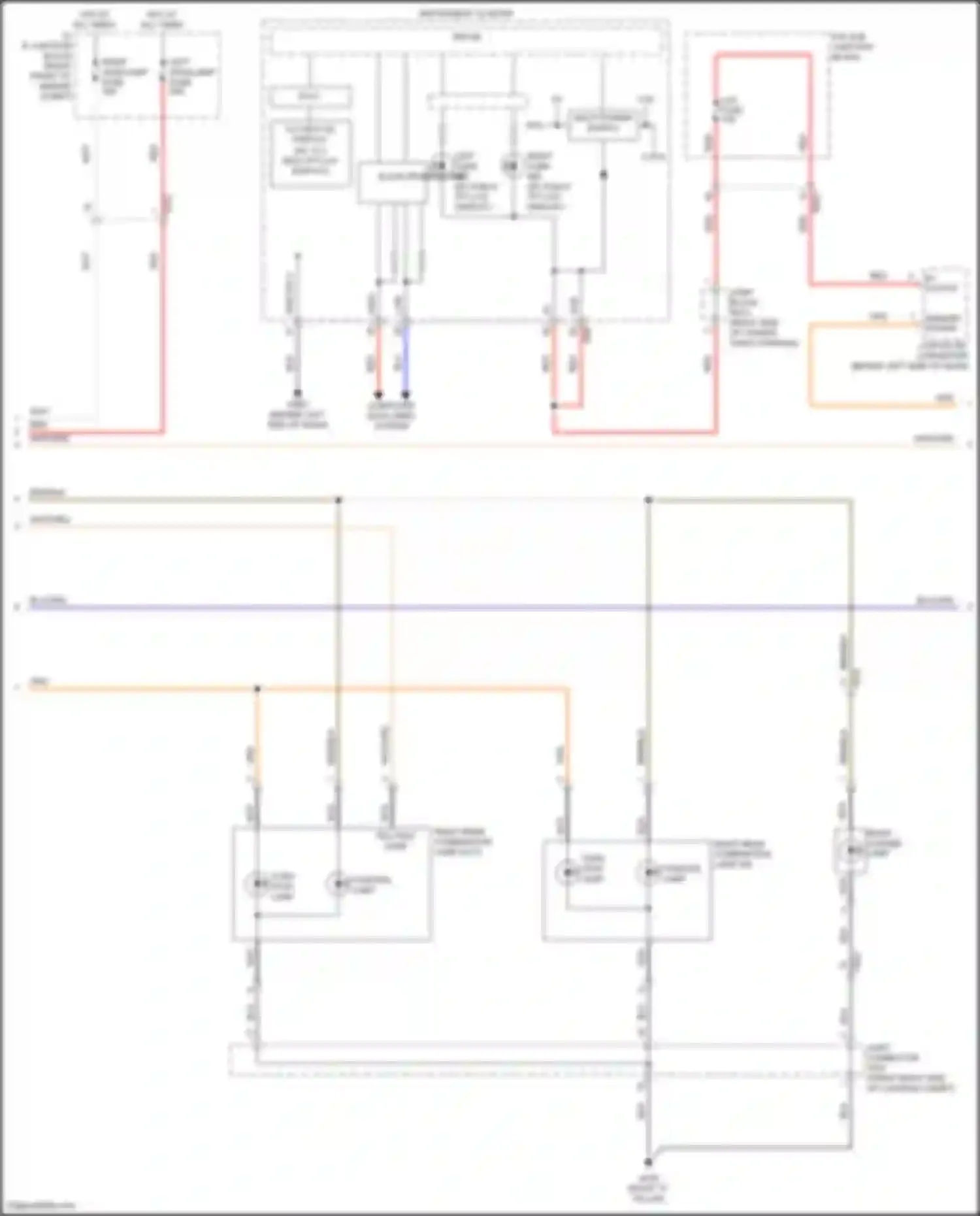 Wiring diagram w/ 12.3 inch tft lcd display for Genesis G80 II (2020-2024) (1 of 1)