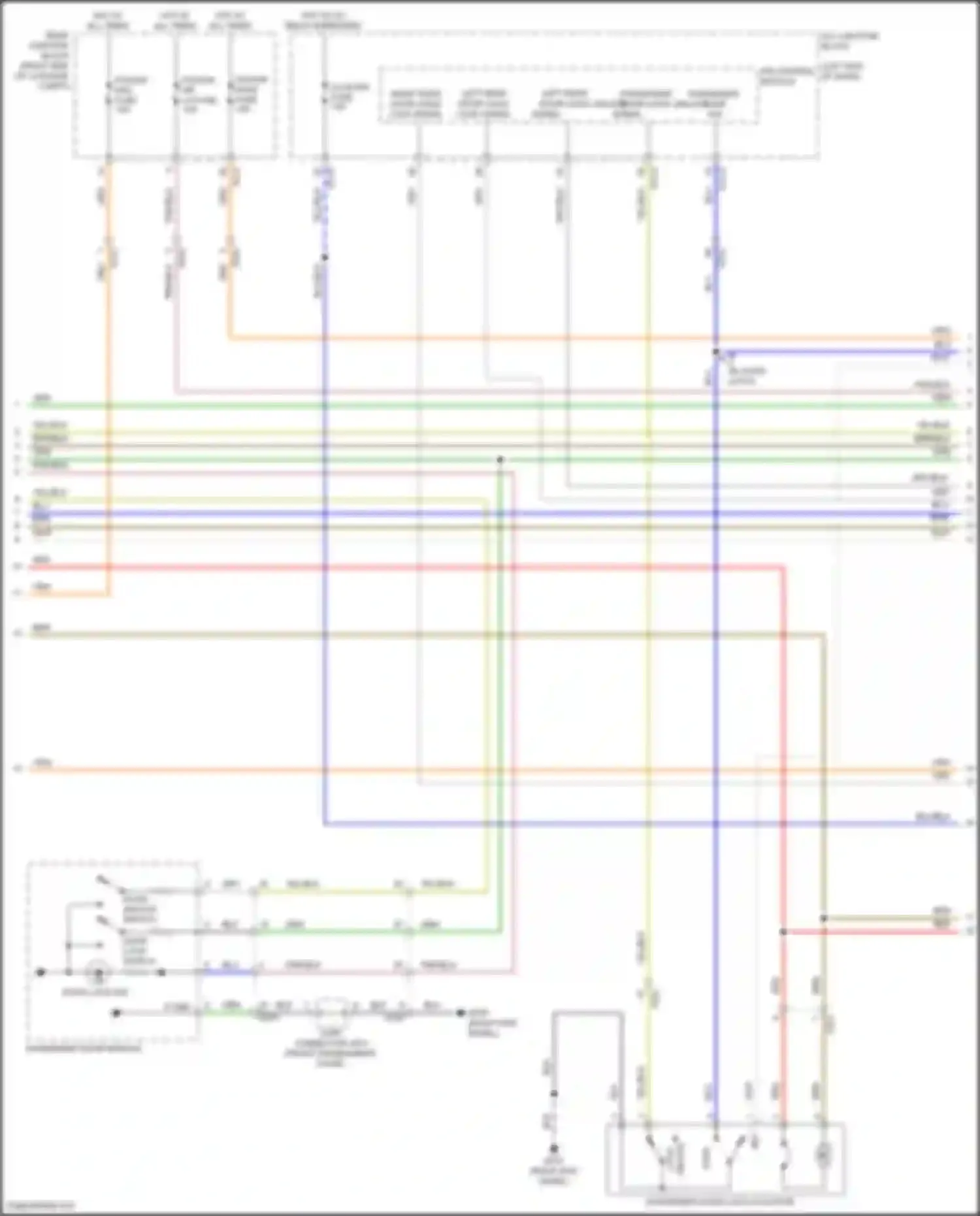 Wiring diagram yel/blk for Genesis G80 II (2020-2024) (32 of 43)