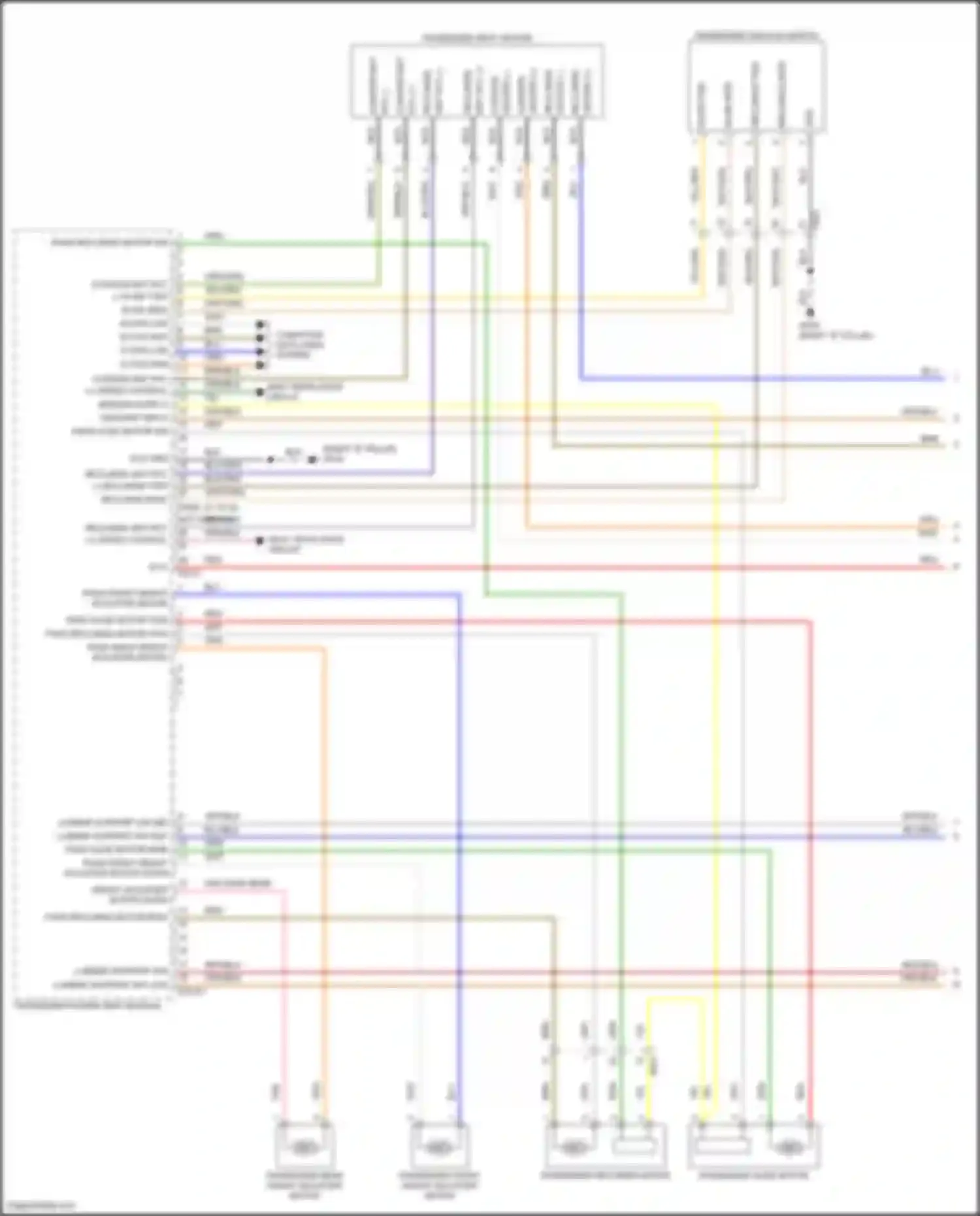 Wiring diagram yel/org for Genesis G80 II (2020-2024) (2 of 18)