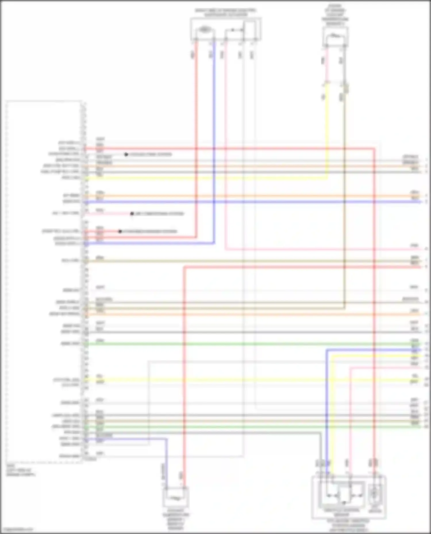 GV70 Genesis I (2020-2024): Wiring diagram engine performance 2.5l turbo, engine controls circuit (1 of 9)
