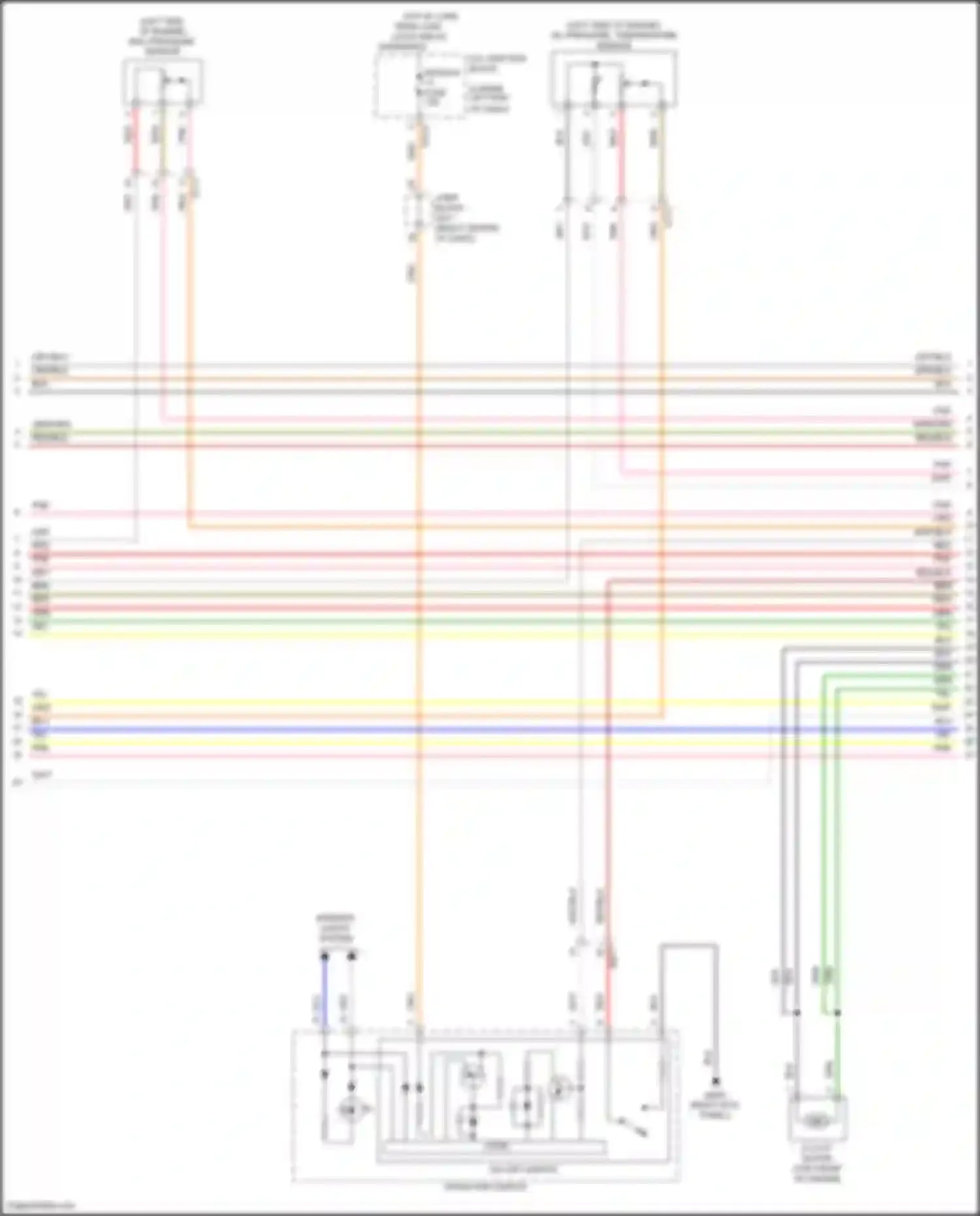 GV70 Genesis I (2020-2024): Wiring diagram engine performance 2.5l turbo, engine controls circuit (3 of 9)