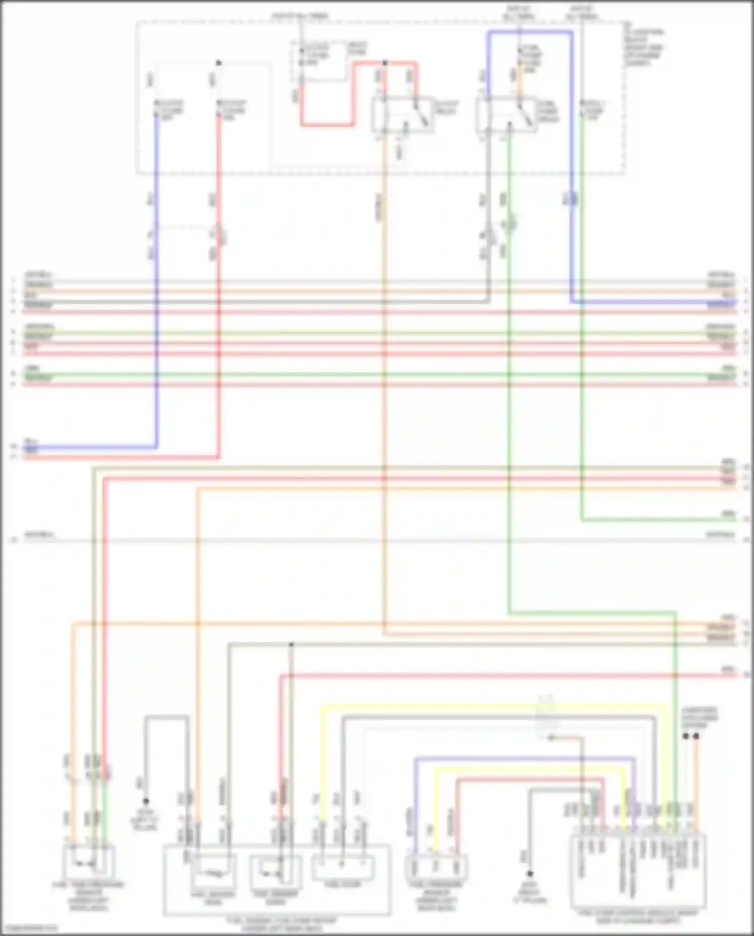 GV70 Genesis I (2020-2024): Wiring diagram engine performance 2.5l turbo, engine controls circuit (5 of 9)
