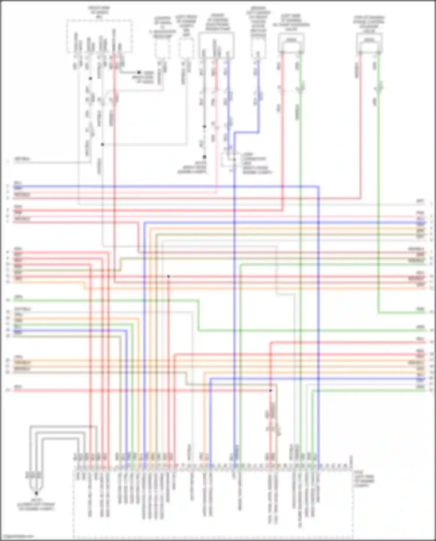 GV70 Genesis I (2020-2024): Wiring diagram engine performance 2.5l turbo, engine controls circuit (7 of 9)
