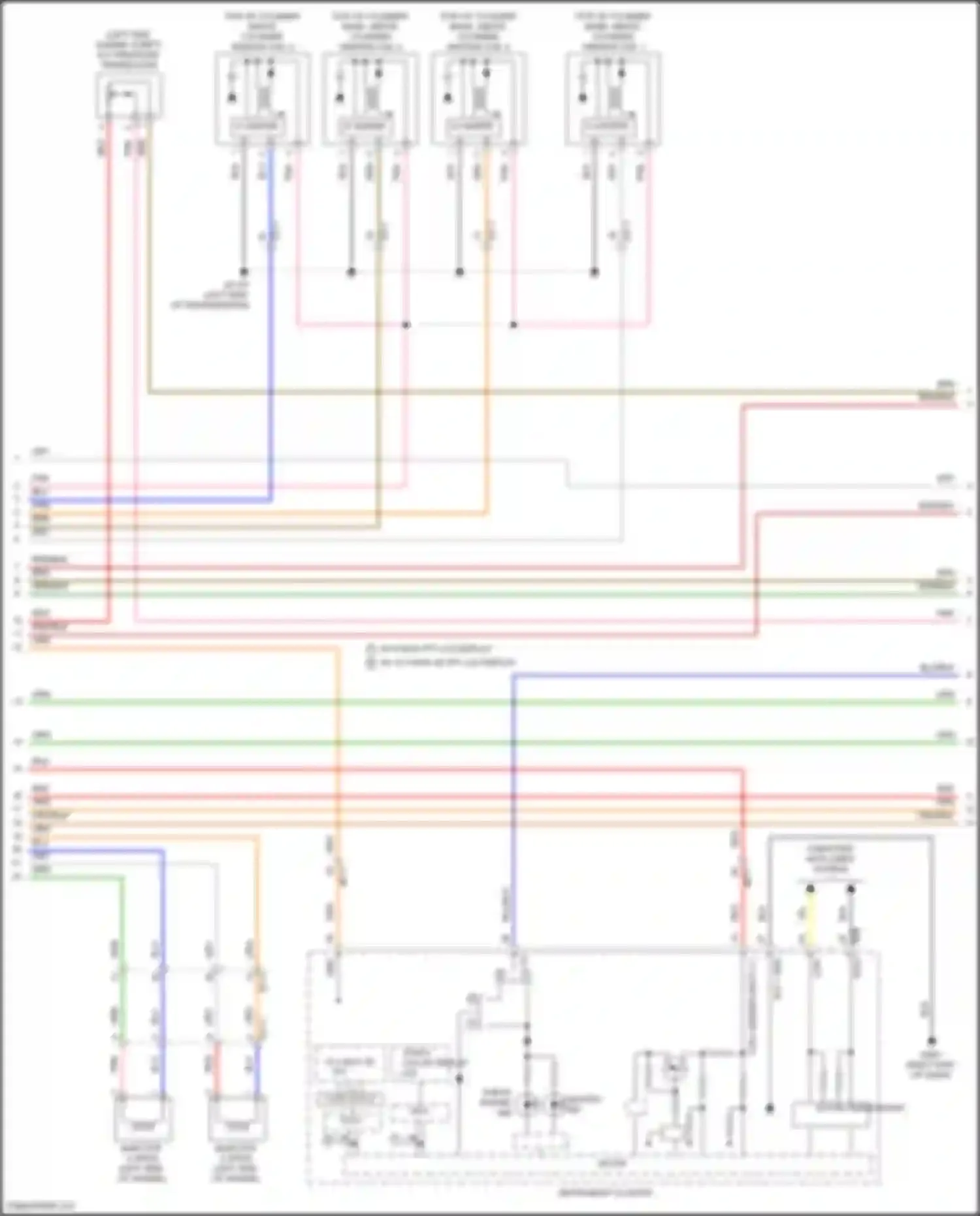 GV70 Genesis I (2020-2024): Wiring diagram engine performance 2.5l turbo, engine controls circuit (8 of 9)