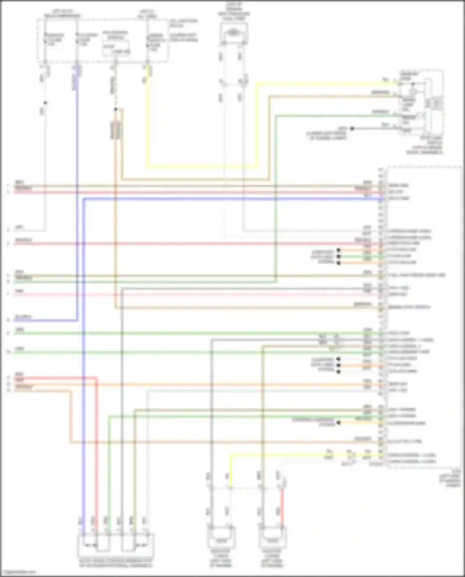 GV70 Genesis I (2020-2024): Wiring diagram engine performance 2.5l turbo, engine controls circuit (9 of 9)