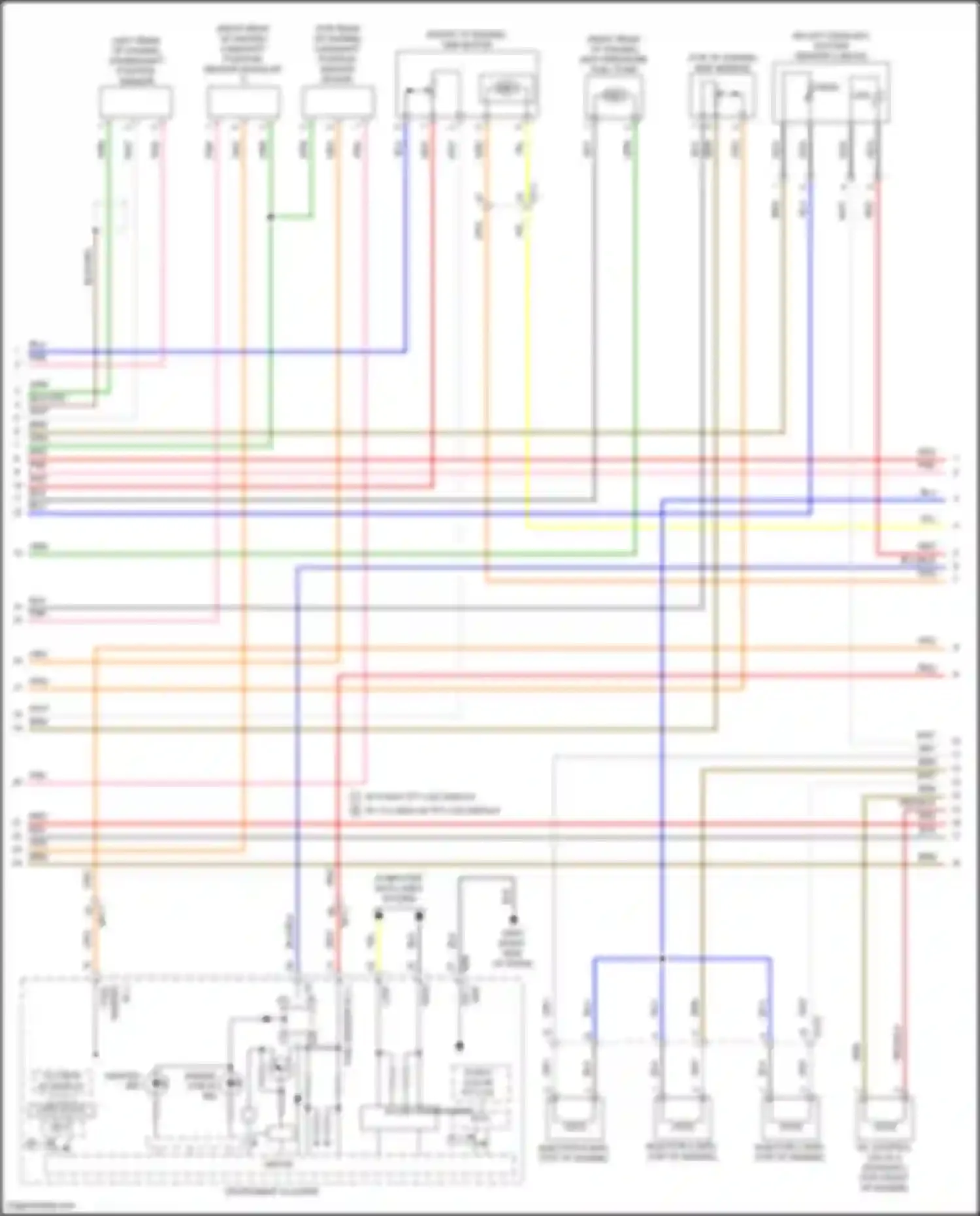 GV70 Genesis I (2020-2024): Wiring diagram engine performance 3.5l turbo, engine controls circuit (3 of 8)