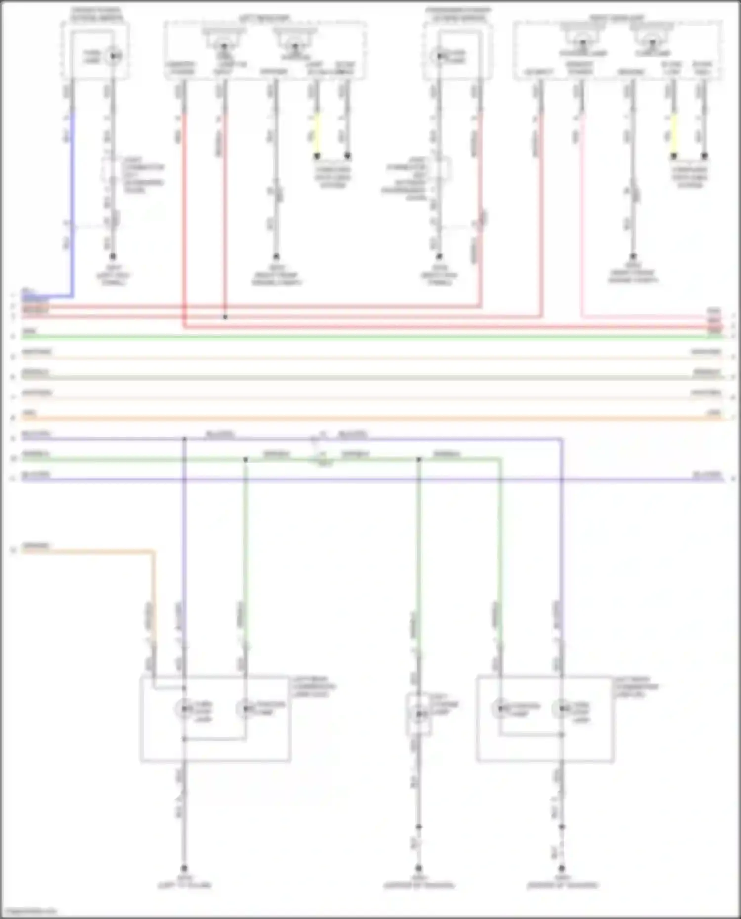 GV70 Genesis I (2020-2024): Exterior lamps circuit (2 of 4)