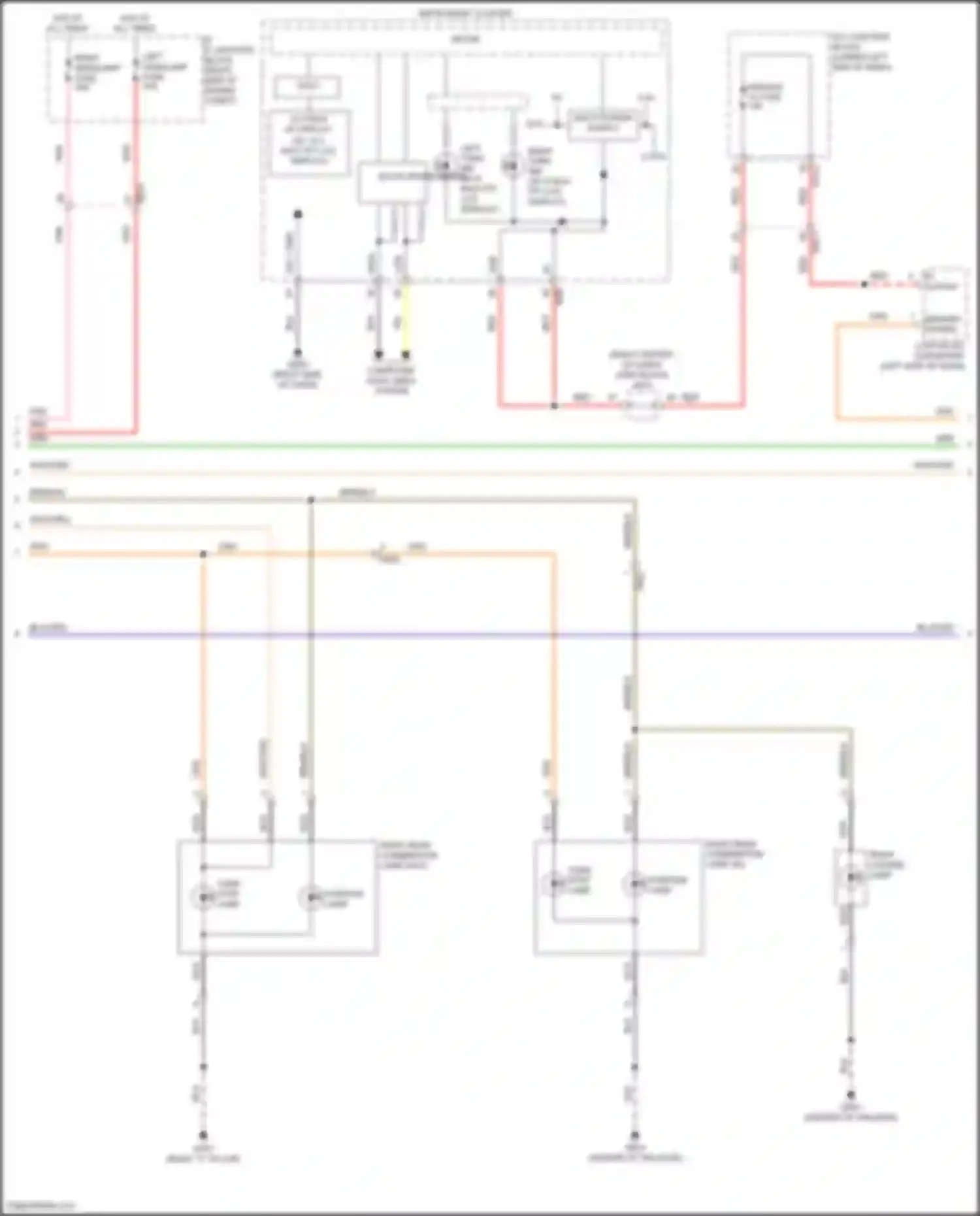 GV70 Genesis I (2020-2024): Exterior lamps circuit (3 of 4)