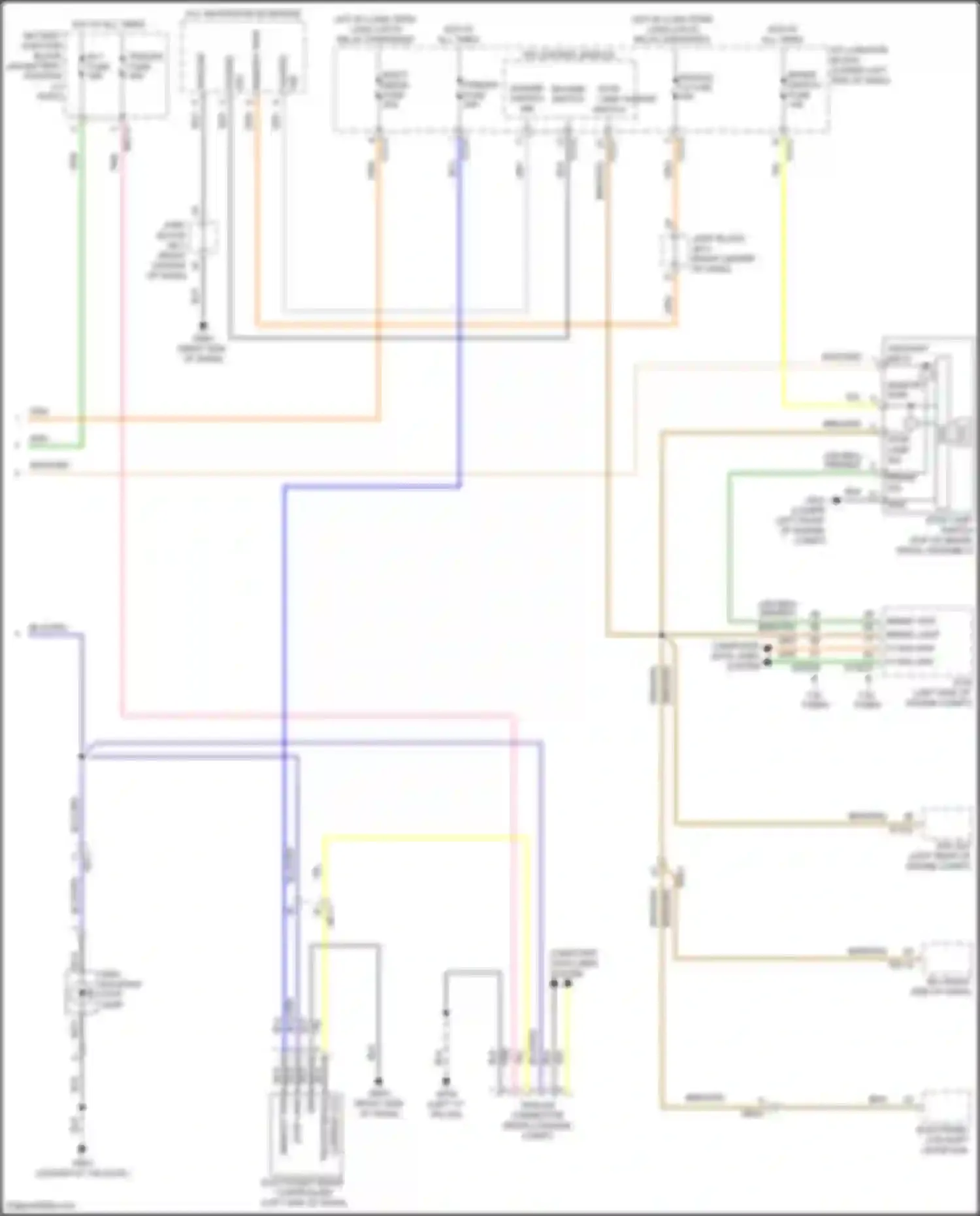 GV70 Genesis I (2020-2024): Exterior lamps circuit (4 of 4)