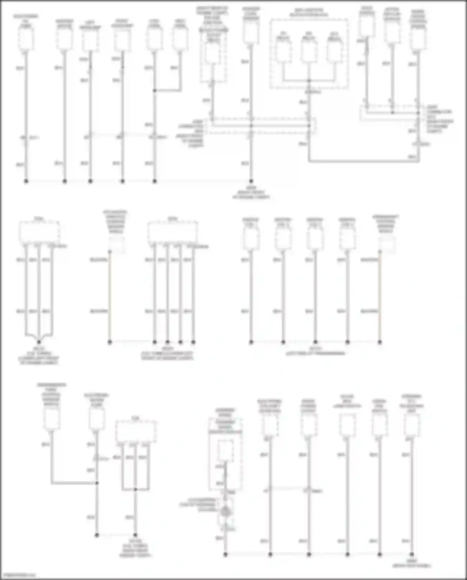 GV70 Genesis I (2020-2024): Ground distribution circuit (3 of 6)