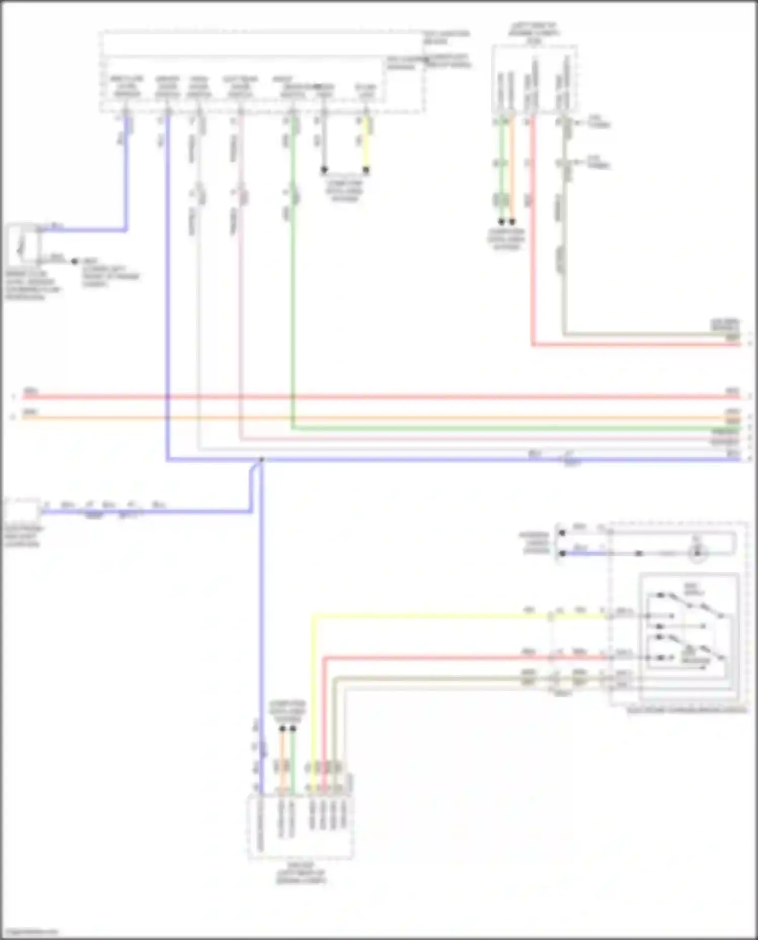GV70 Genesis I (2020-2024): Instrument cluster circuit, w/ 12.3 inch 3d tft lcd display (2 of 3)