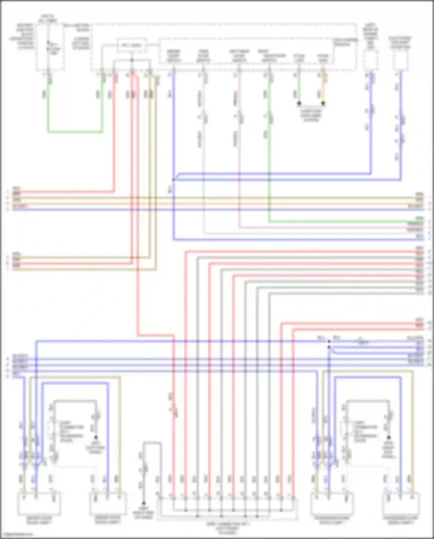 GV70 Genesis I (2020-2024): Courtesy lamps circuit (2 of 5)