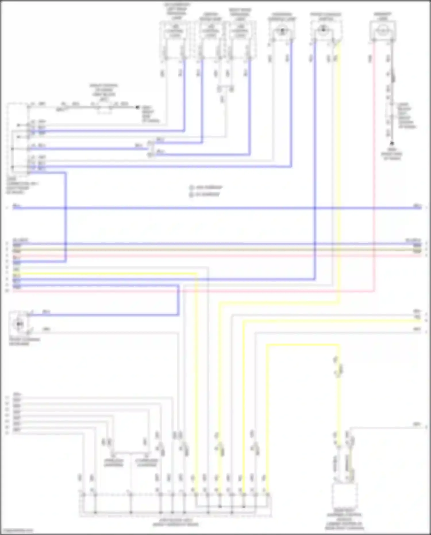 GV70 Genesis I (2020-2024): Instrument illumination circuit (2 of 3)