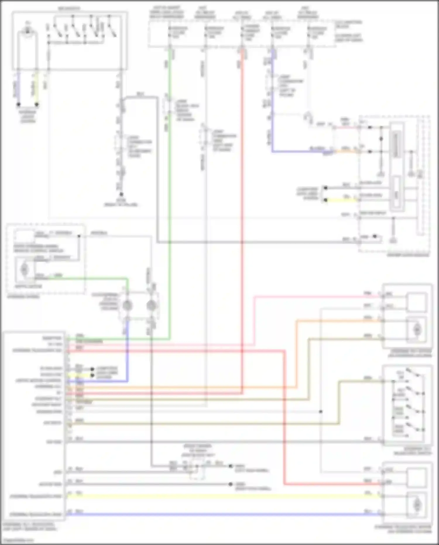 GV70 Genesis I (2020-2024): Memory power tilt & power telescopic circuit