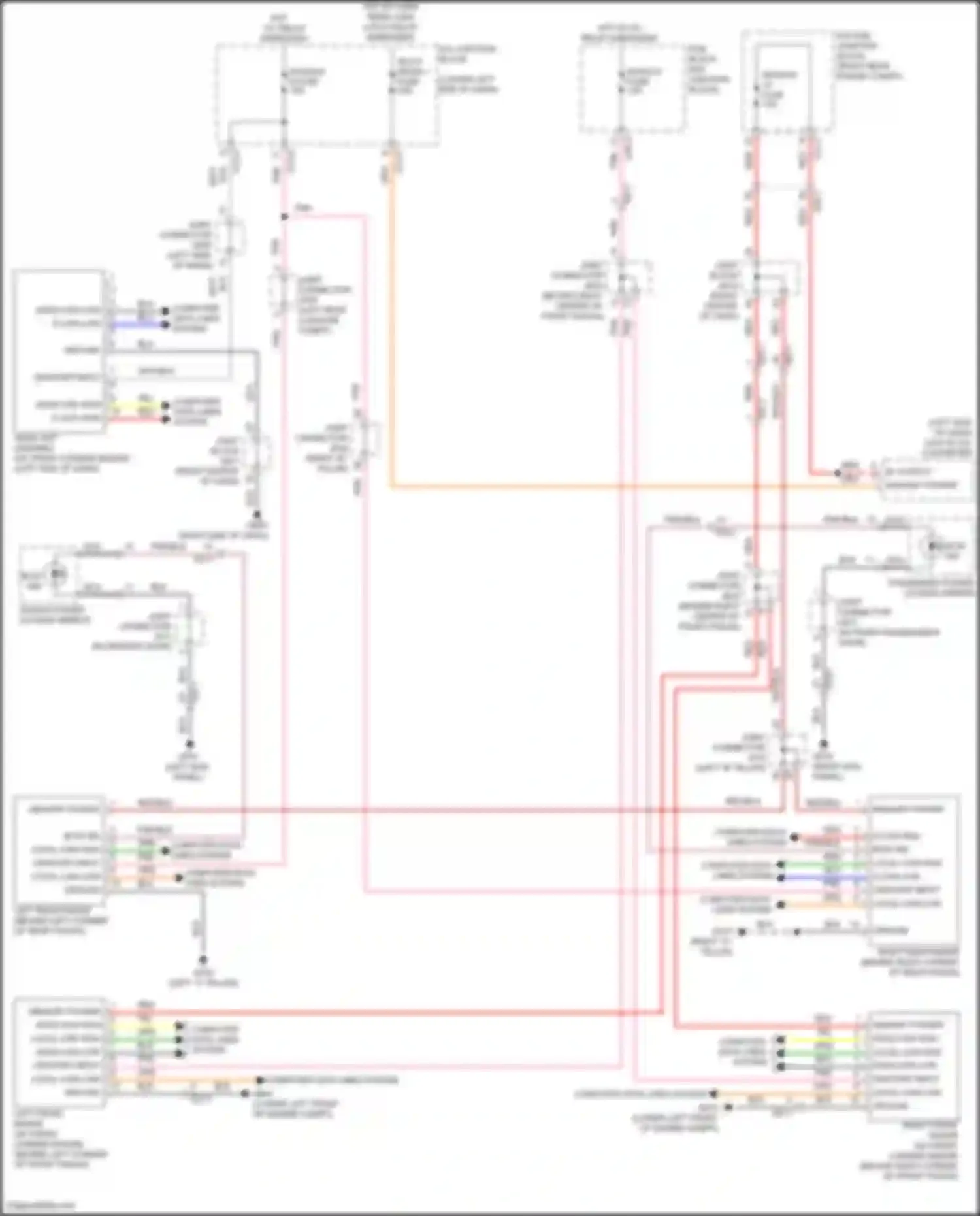 GV70 Genesis I (2020-2024): Blind spot information system circuit