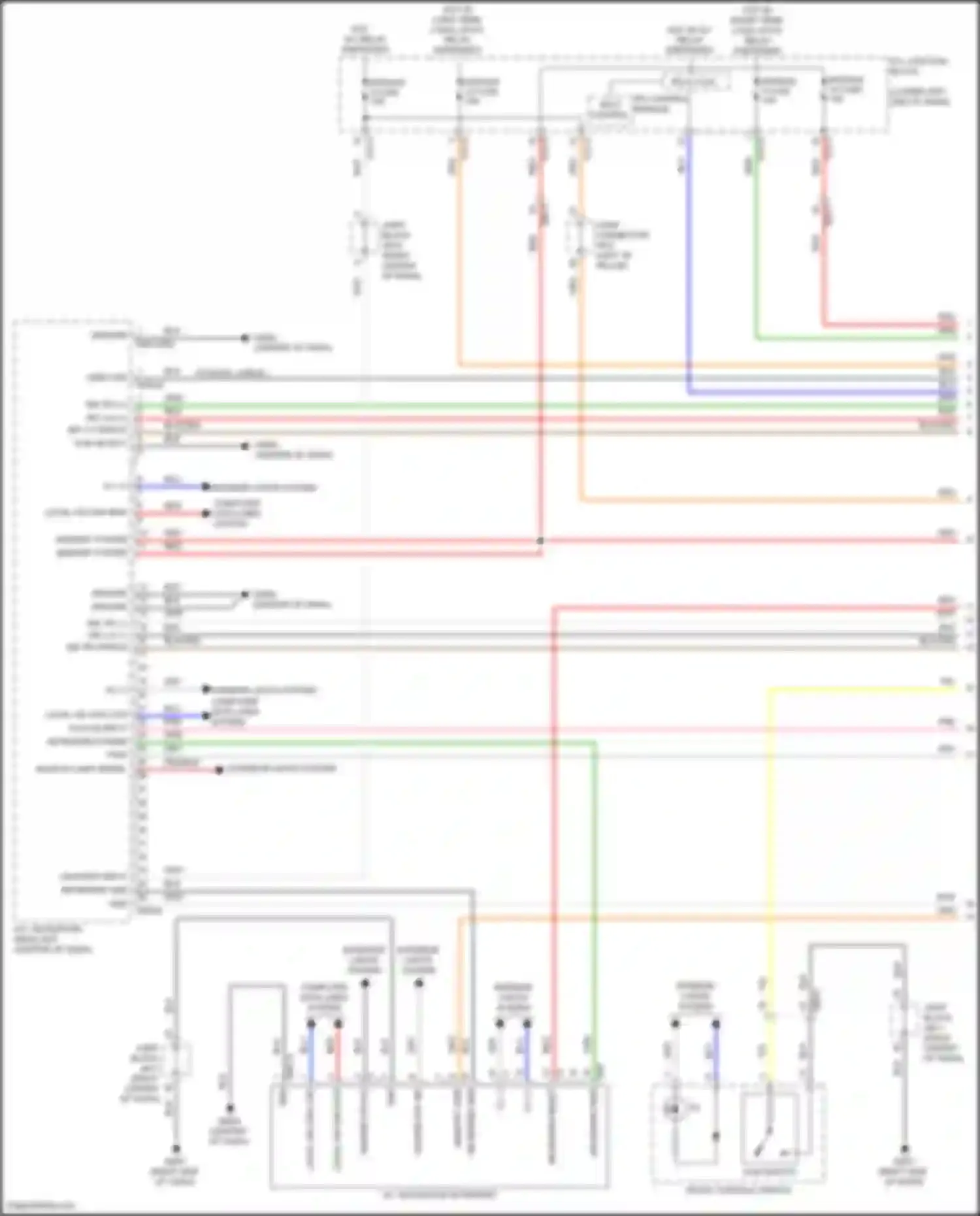 GV70 Genesis I (2020-2024): Navigation circuit, w/ standard amplifier (1 of 7)