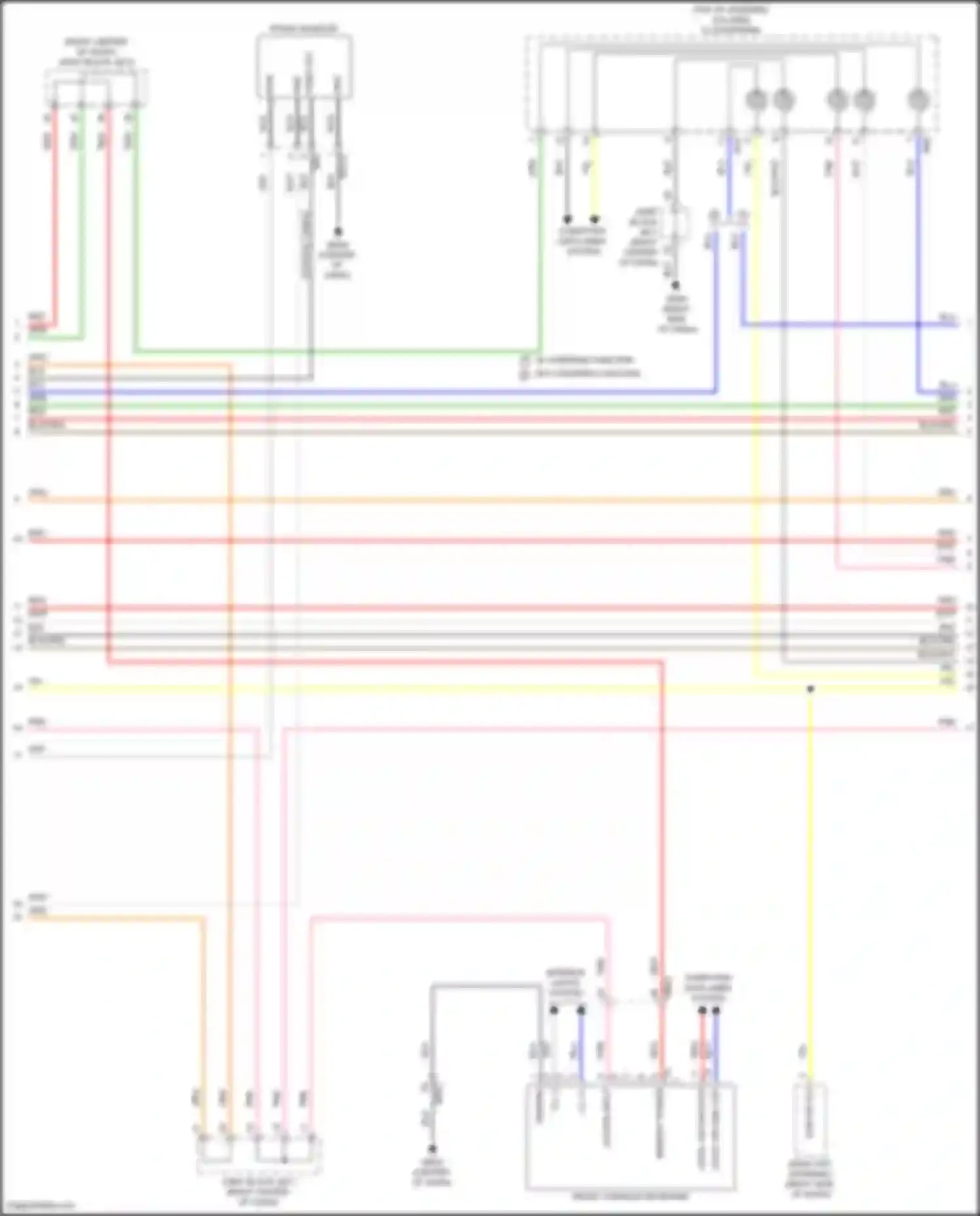 GV70 Genesis I (2020-2024): Navigation circuit, w/ standard amplifier (2 of 7)