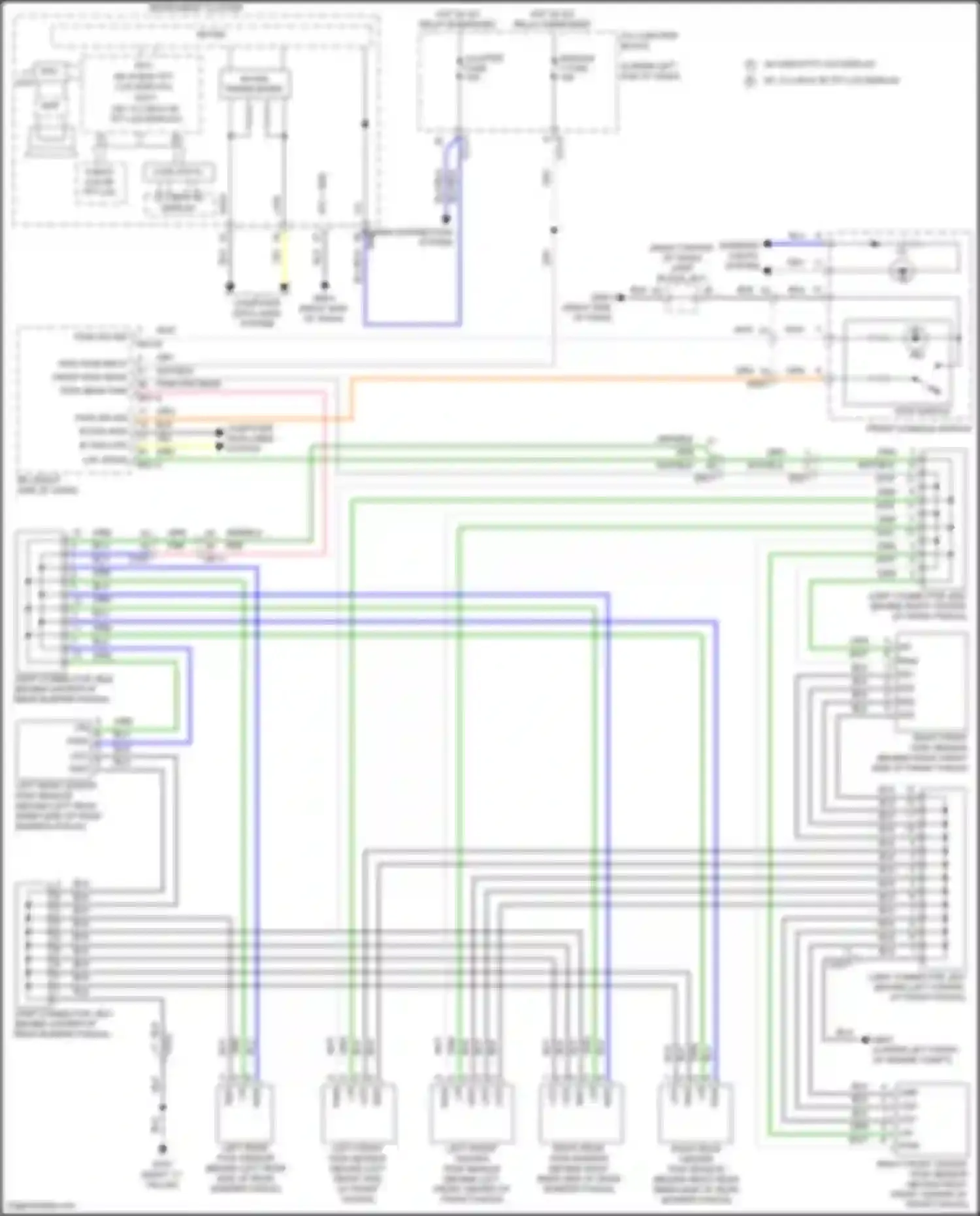 GV70 Genesis I (2020-2024): Parking assistant circuit