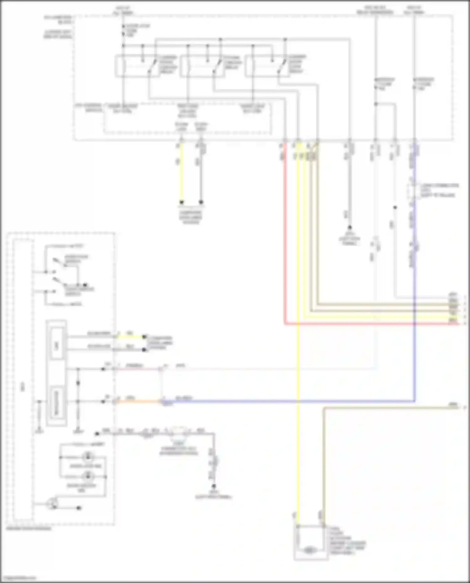 GV70 Genesis I (2020-2024): Power door locks circuit, w/ nfc (1 of 8)