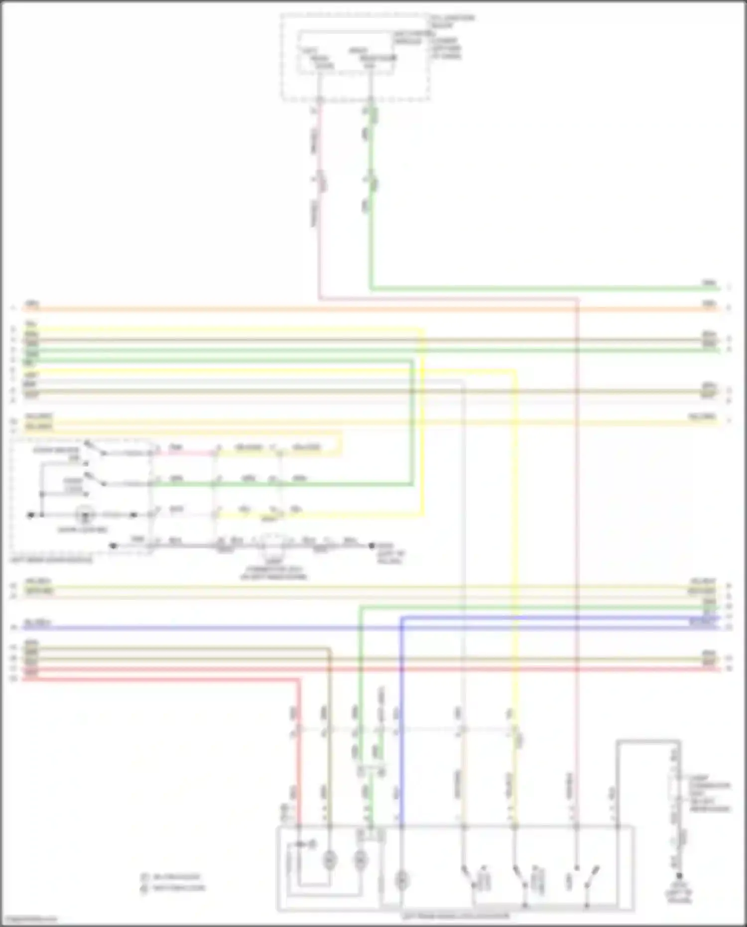 GV70 Genesis I (2020-2024): Power door locks circuit, w/o nfc (4 of 7)