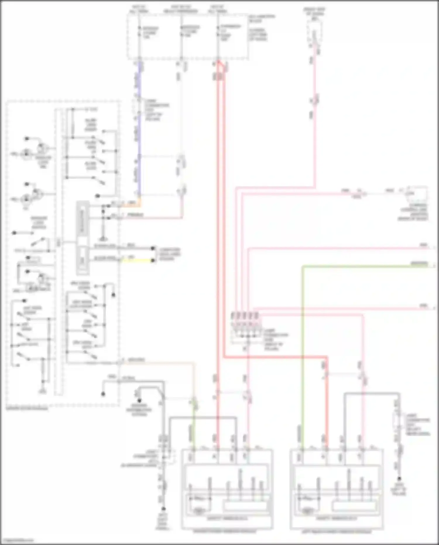 GV70 Genesis I (2020-2024): Power windows circuit (1 of 3)