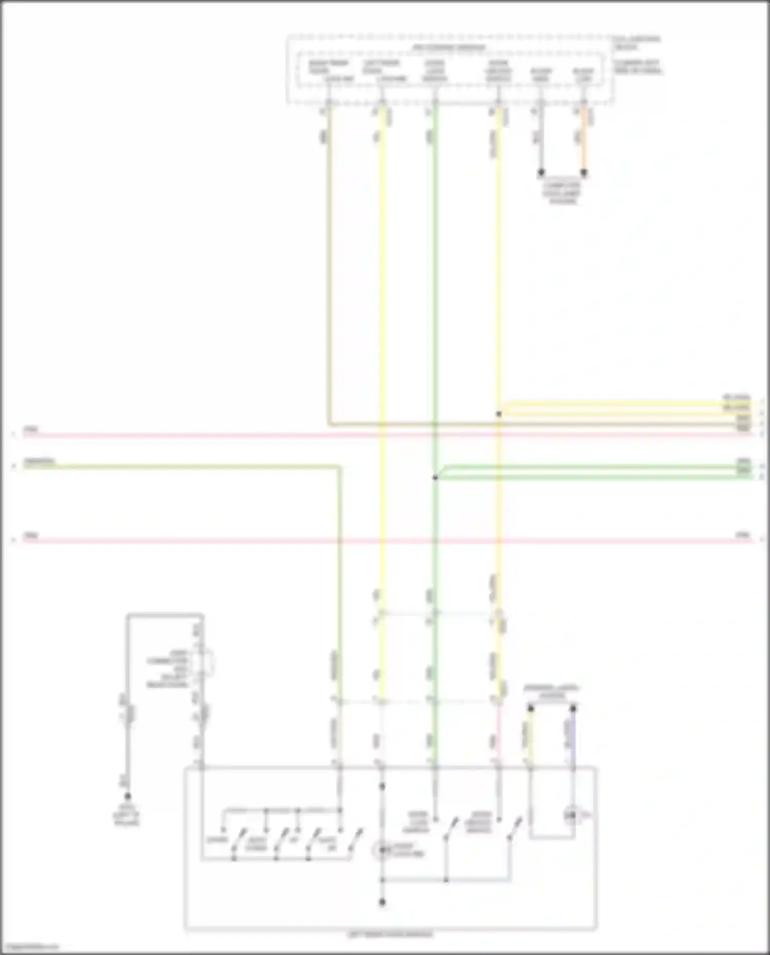 GV70 Genesis I (2020-2024): Power windows circuit (2 of 3)
