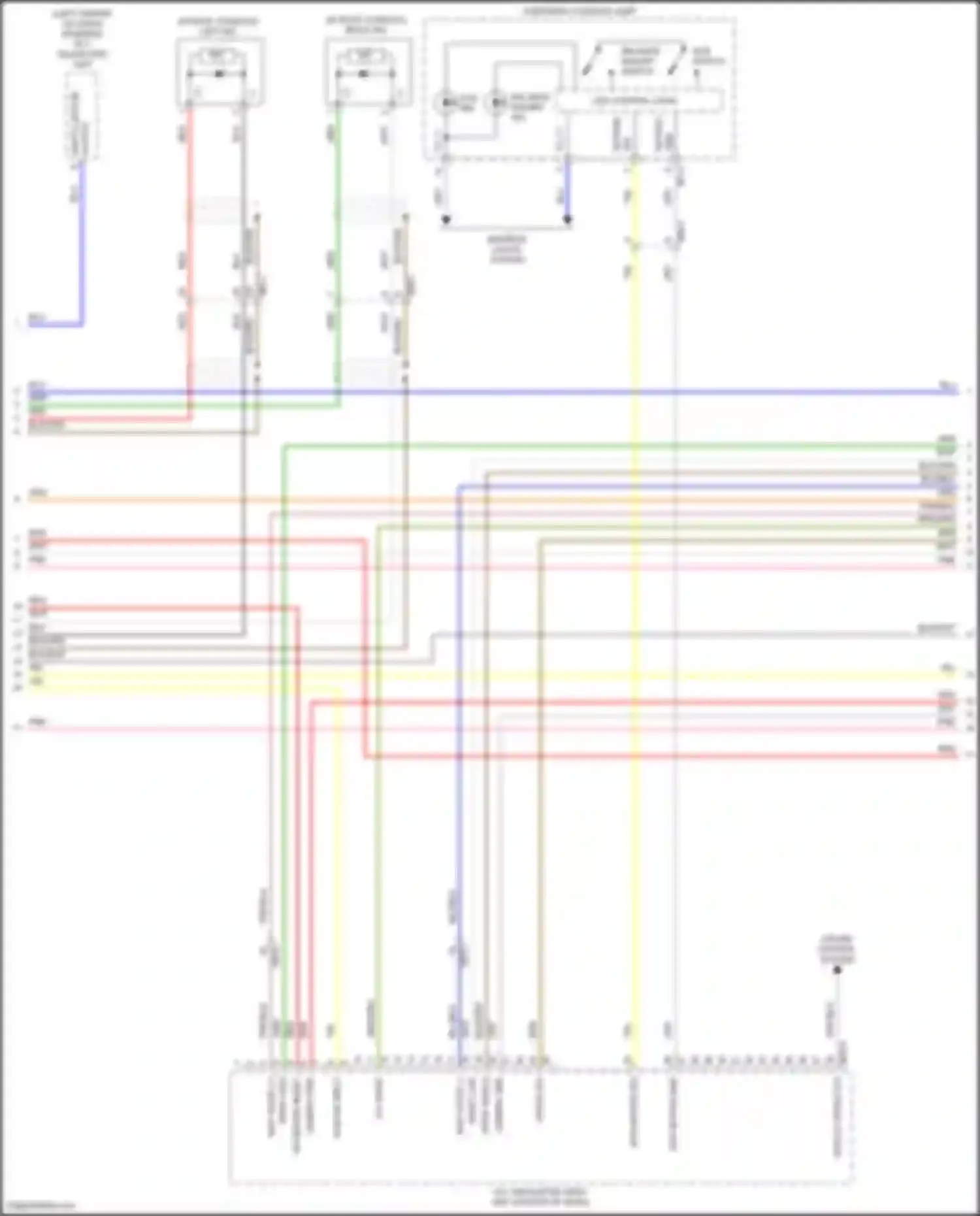 GV70 Genesis I (2020-2024): Radio circuit, w/ standard amplifier (3 of 7)