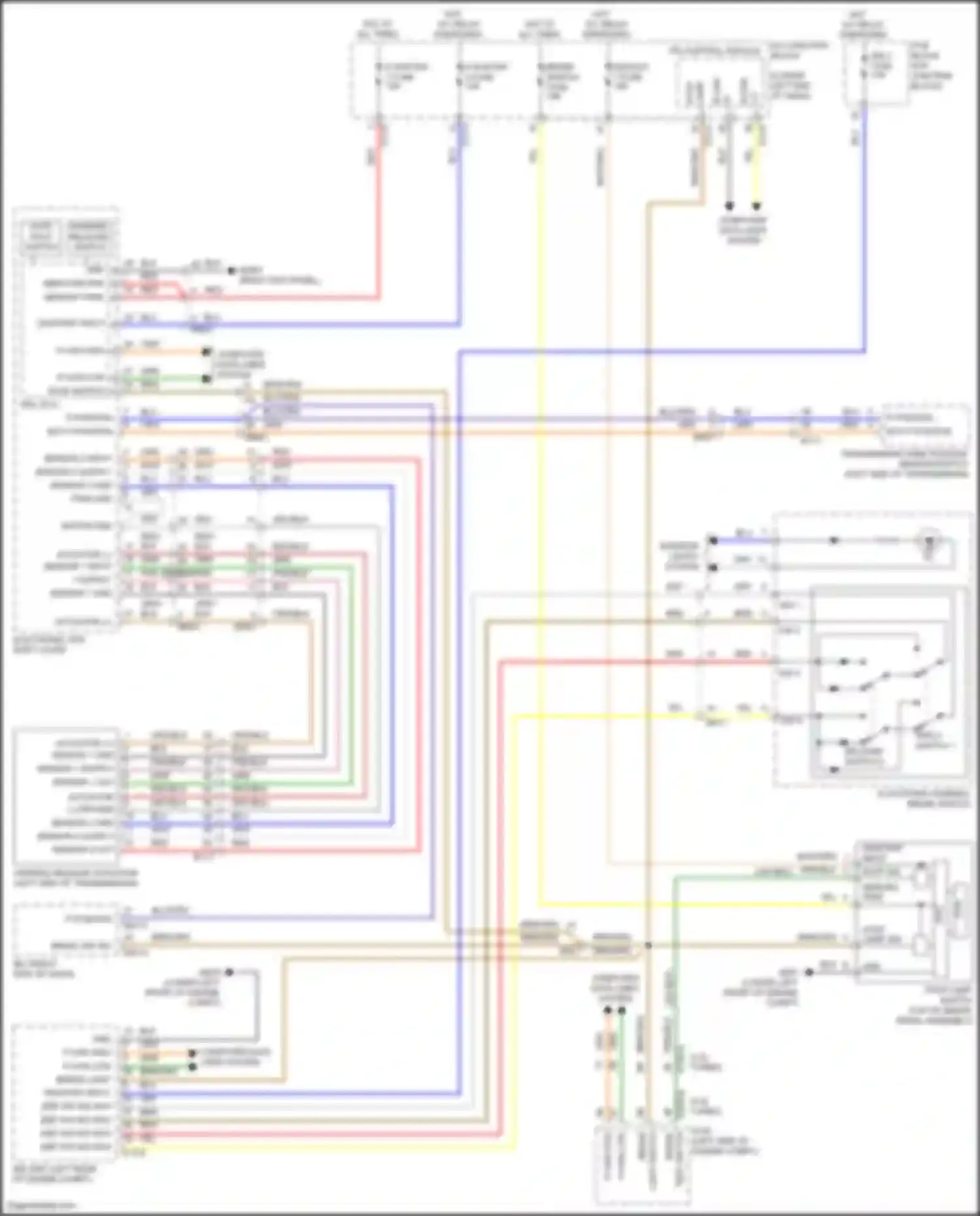GV70 Genesis I (2020-2024): Shift interlock circuit