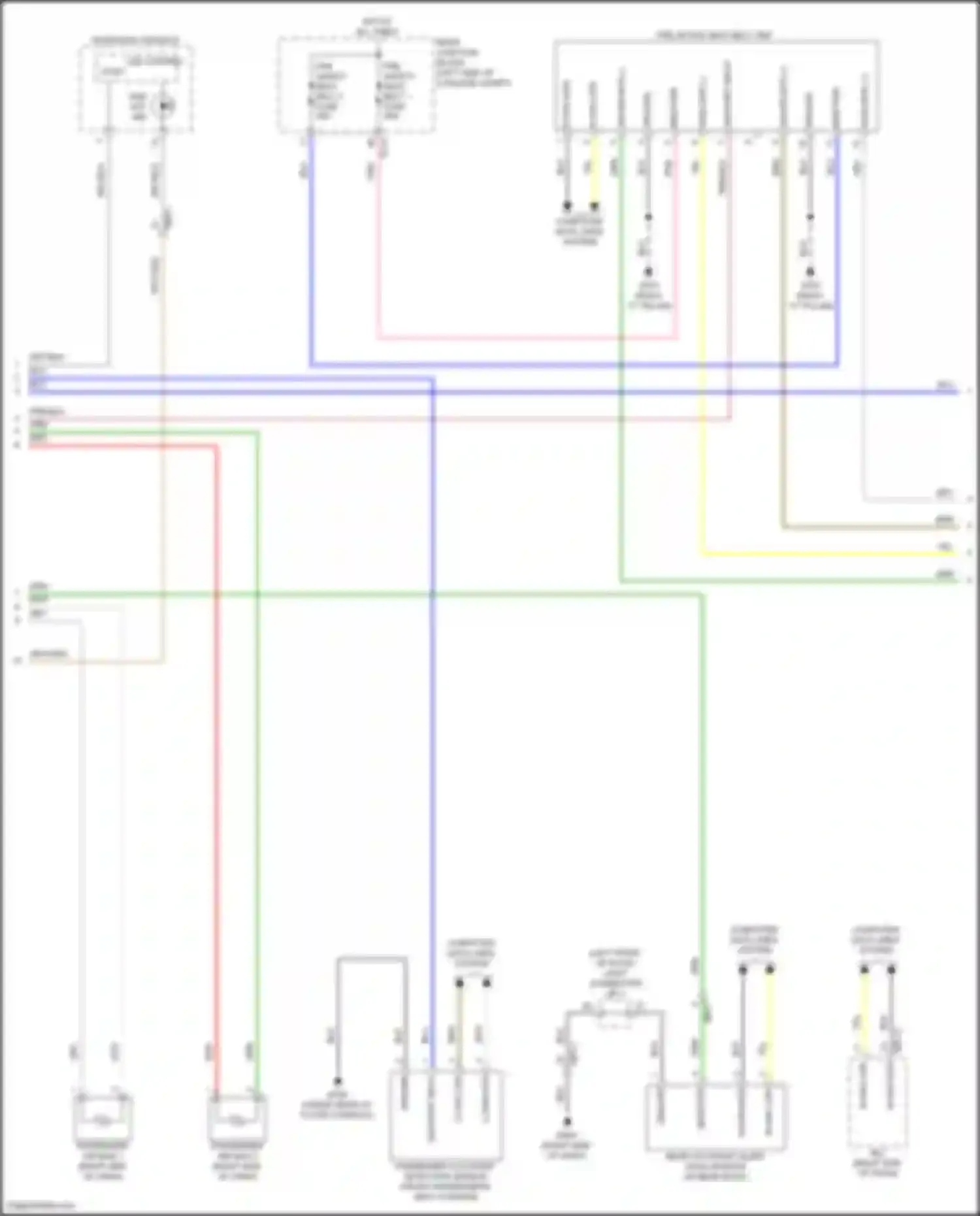 GV70 Genesis I (2020-2024): Supplemental restraints circuit (2 of 4)