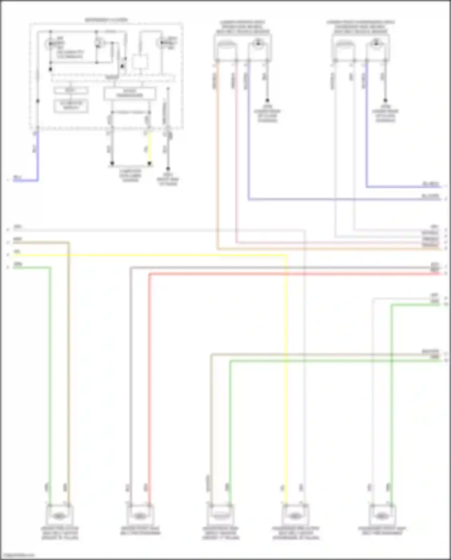 GV70 Genesis I (2020-2024): Supplemental restraints circuit (3 of 4)