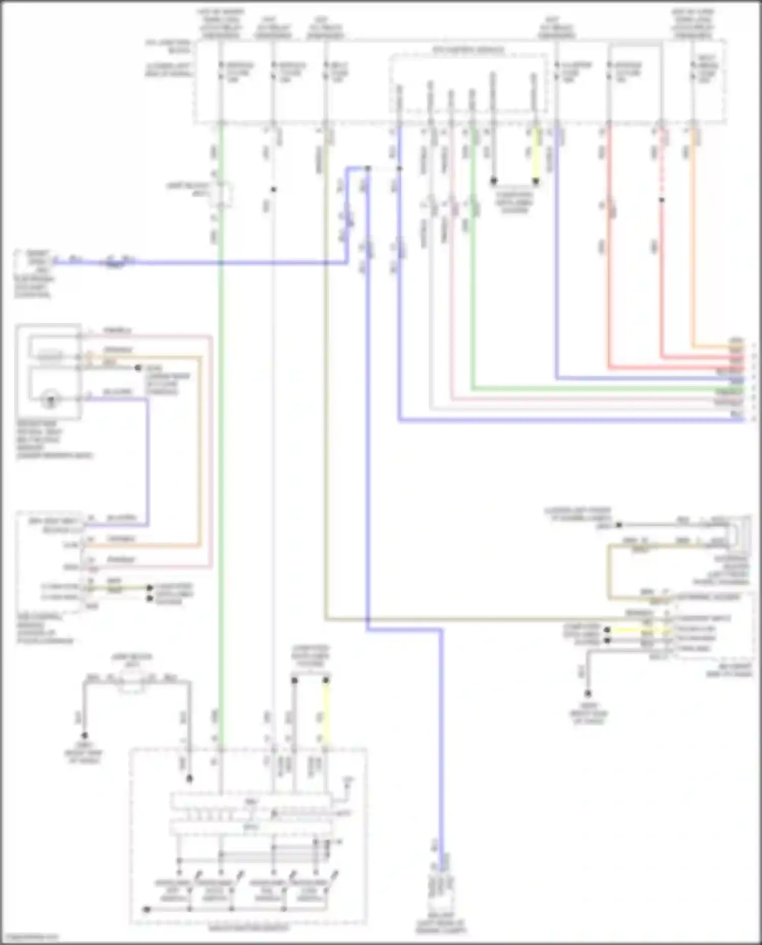 GV70 Genesis I (2020-2024): Chime circuit (1 of 2)