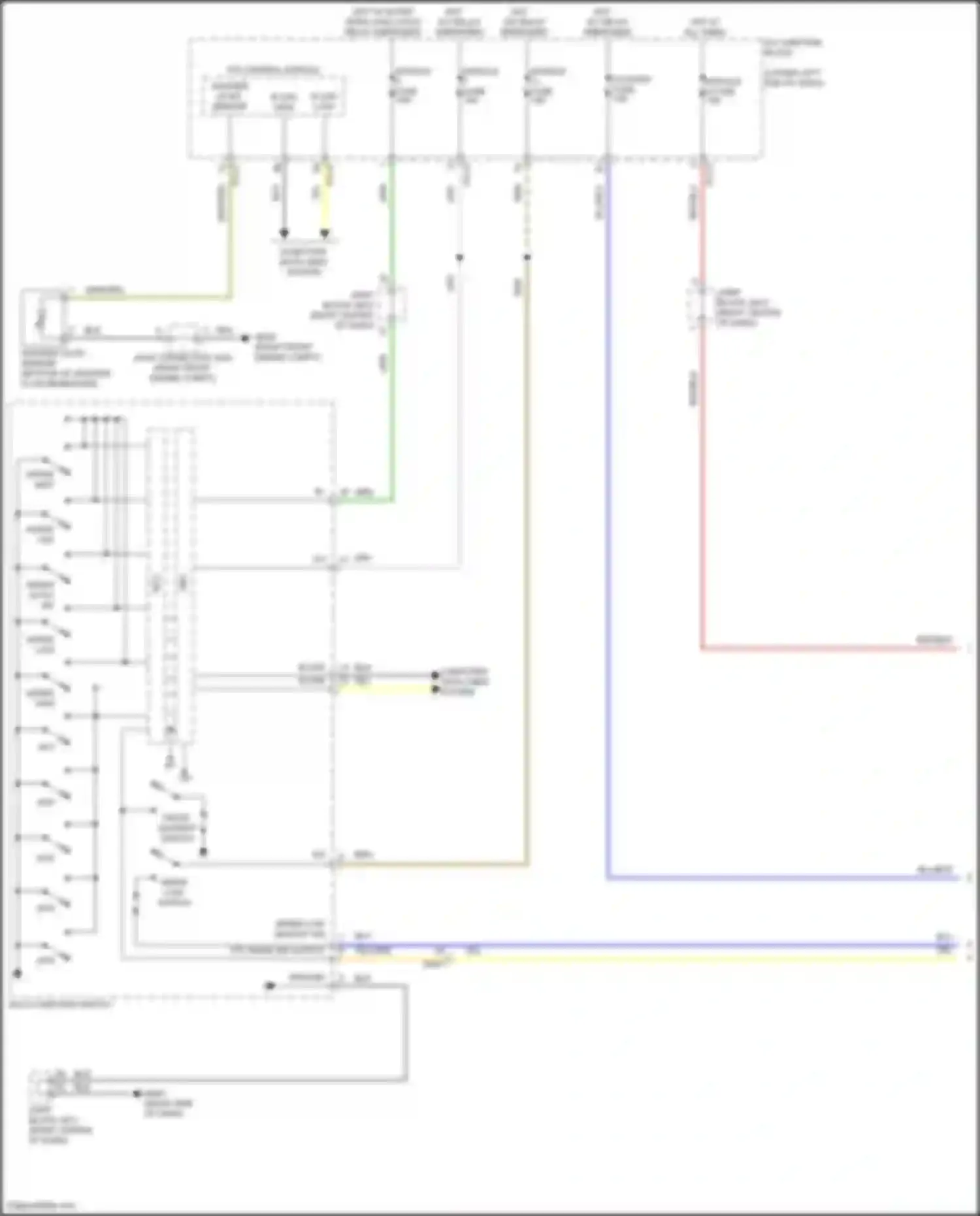 GV70 Genesis I (2020-2024): Front wiper/washer circuit (1 of 2)
