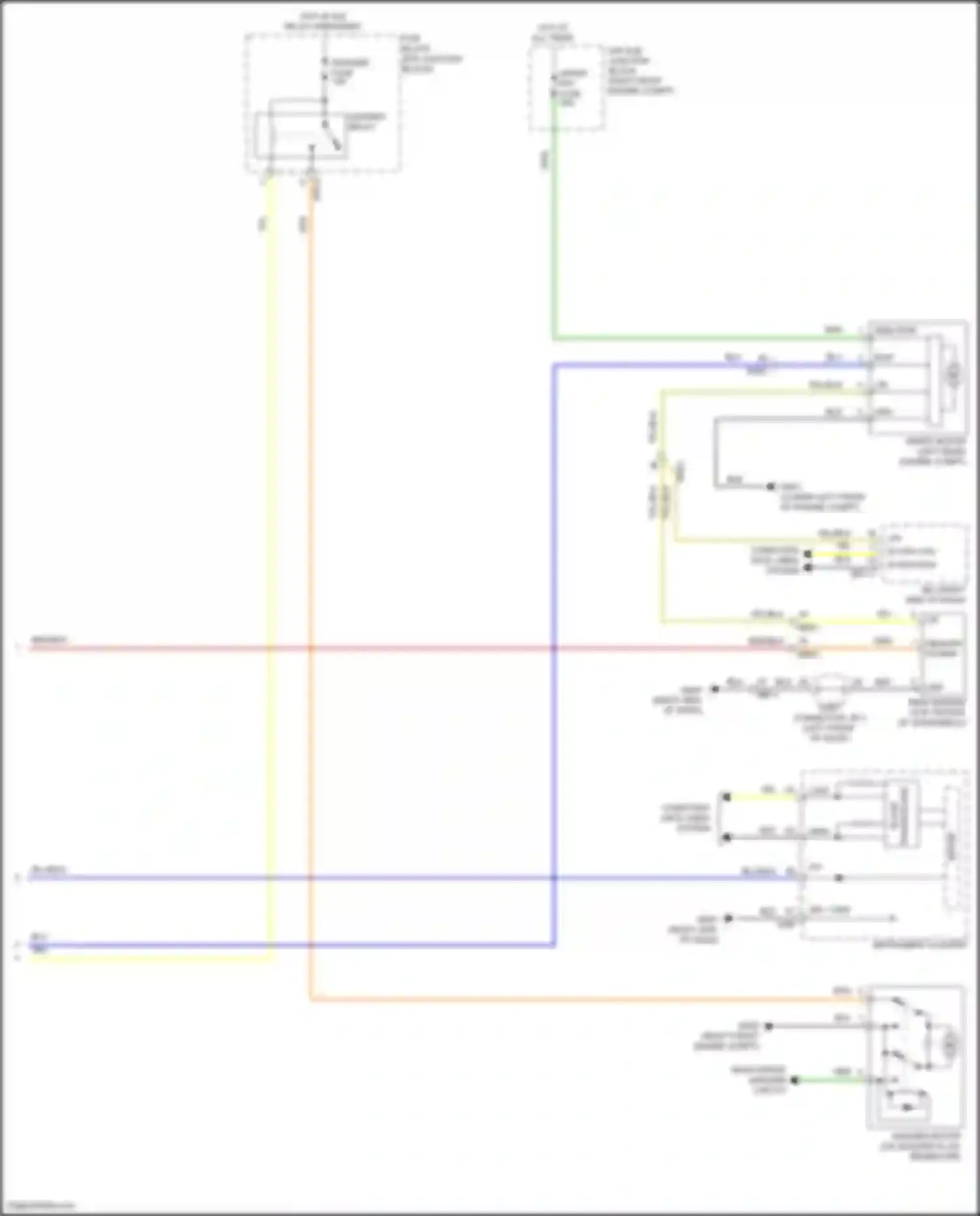 GV70 Genesis I (2020-2024): Front wiper/washer circuit (2 of 2)