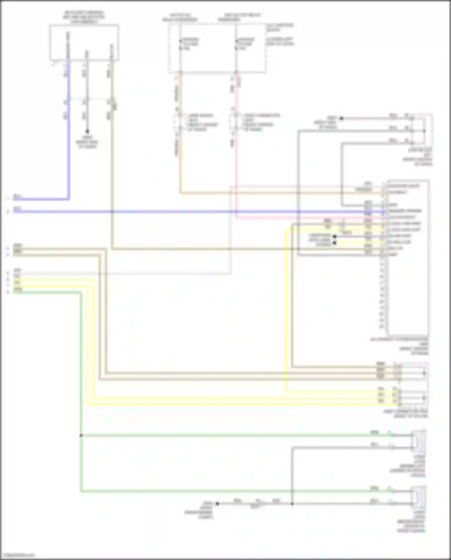Wiring diagram ble lin for Genesis GV70 I (2020-2024) (1 of 2)