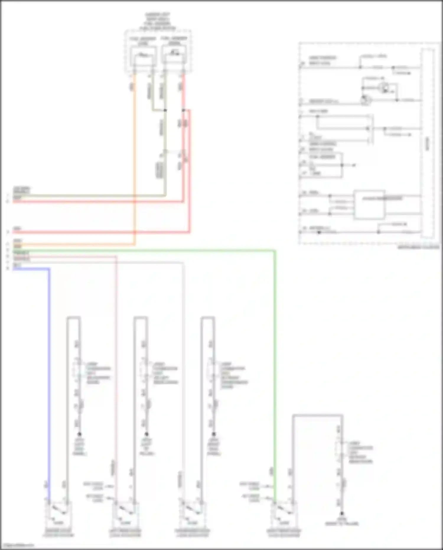 Wiring diagram blk for Genesis GV70 I (2020-2024) (4 of 186)