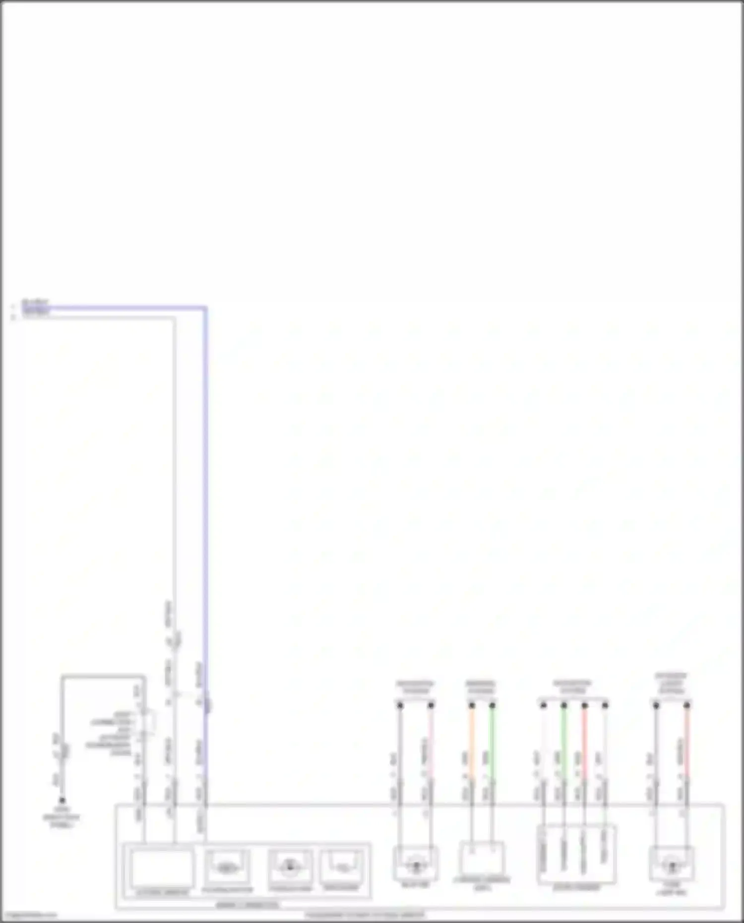 Wiring diagram blu/blk for Genesis GV70 I (2020-2024) (28 of 101)