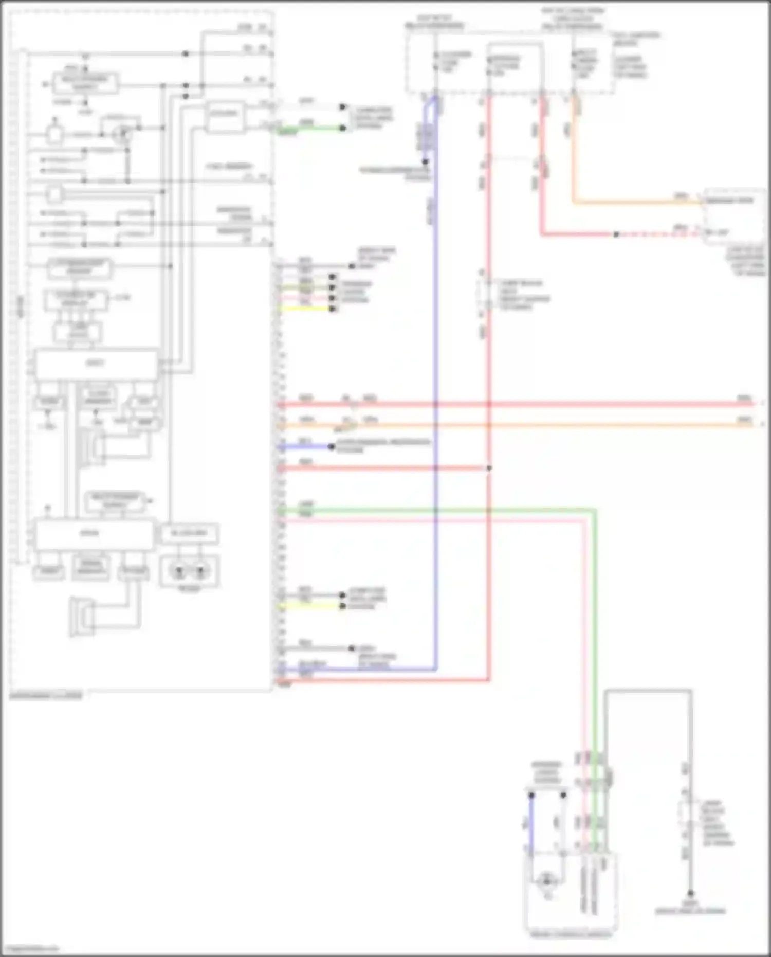 Wiring diagram cluster fuse for Genesis GV70 I (2020-2024) (4 of 25)