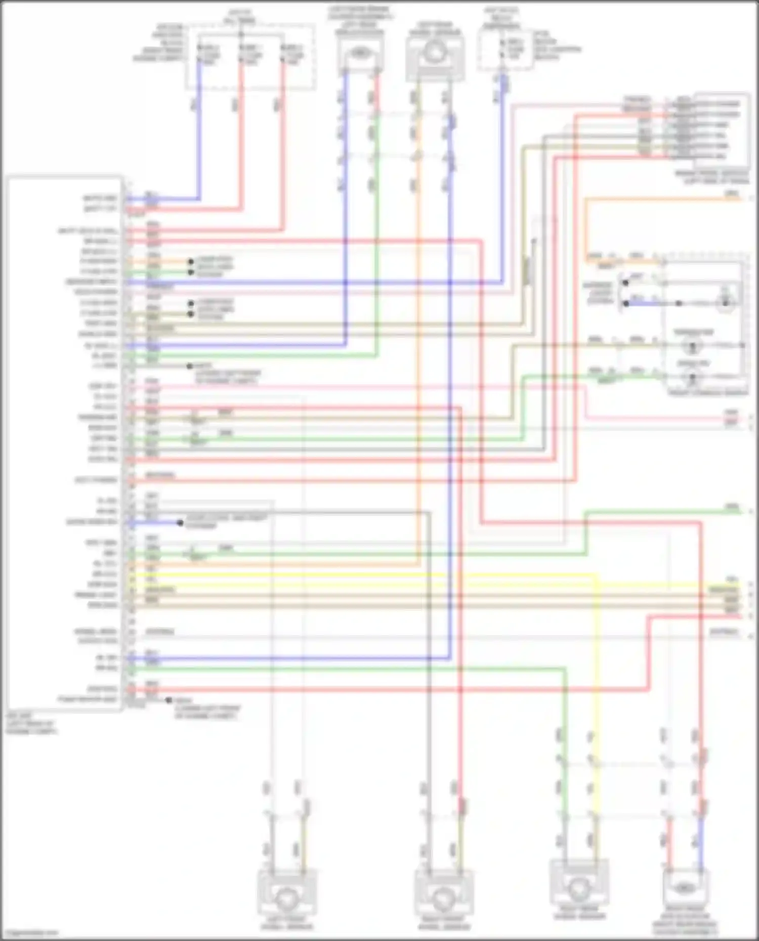 Wiring diagram e/r sub junction block for Genesis GV70 I (2020-2024) (1 of 9)