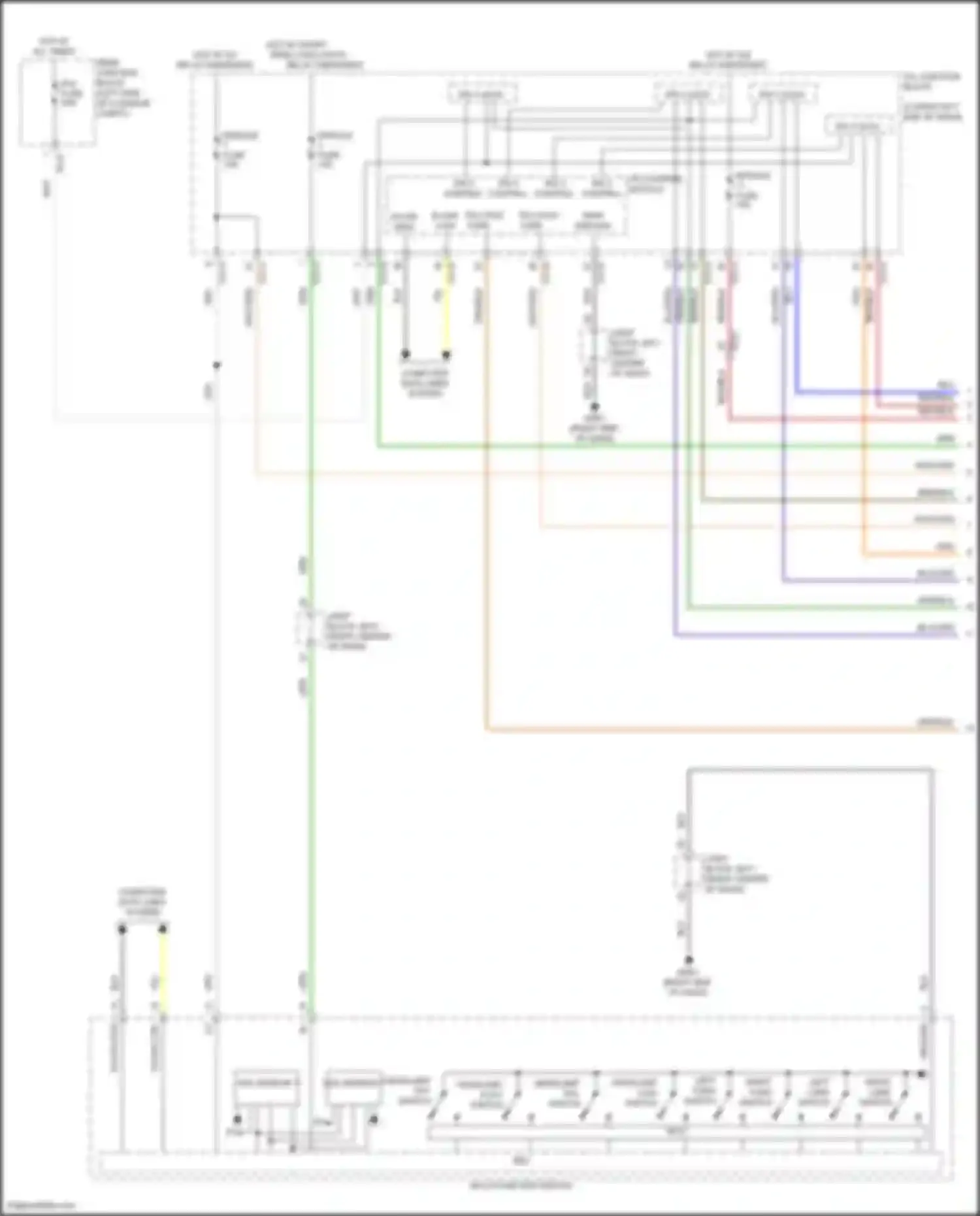 Wiring diagram icu-d for Genesis GV70 I (2020-2024) (34 of 45)
