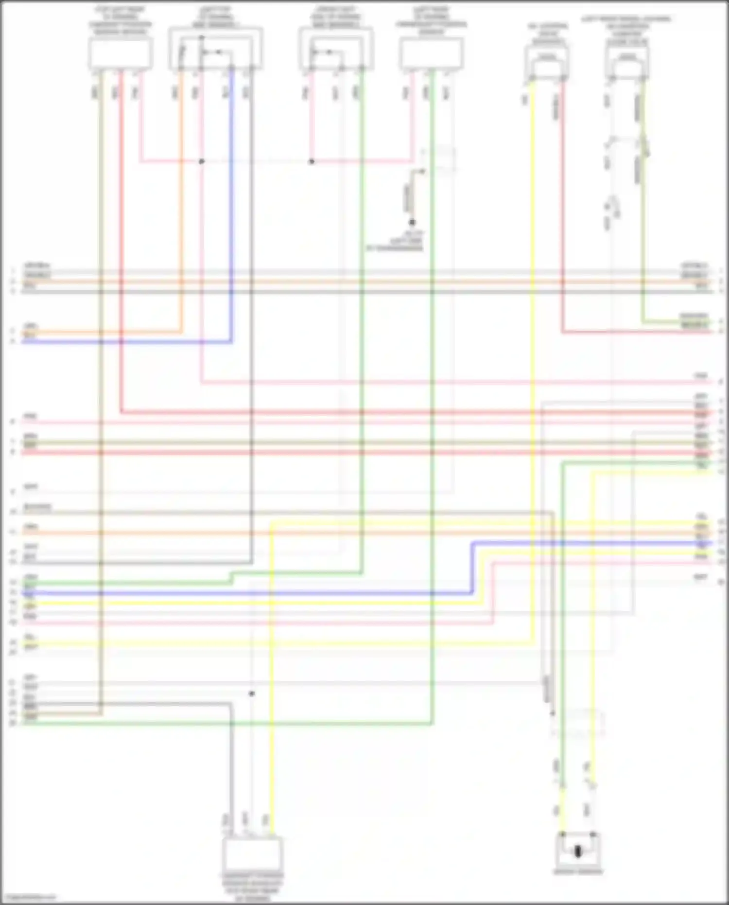 Wiring diagram map sensor 2 for Genesis GV70 I (2020-2024) (1 of 1)