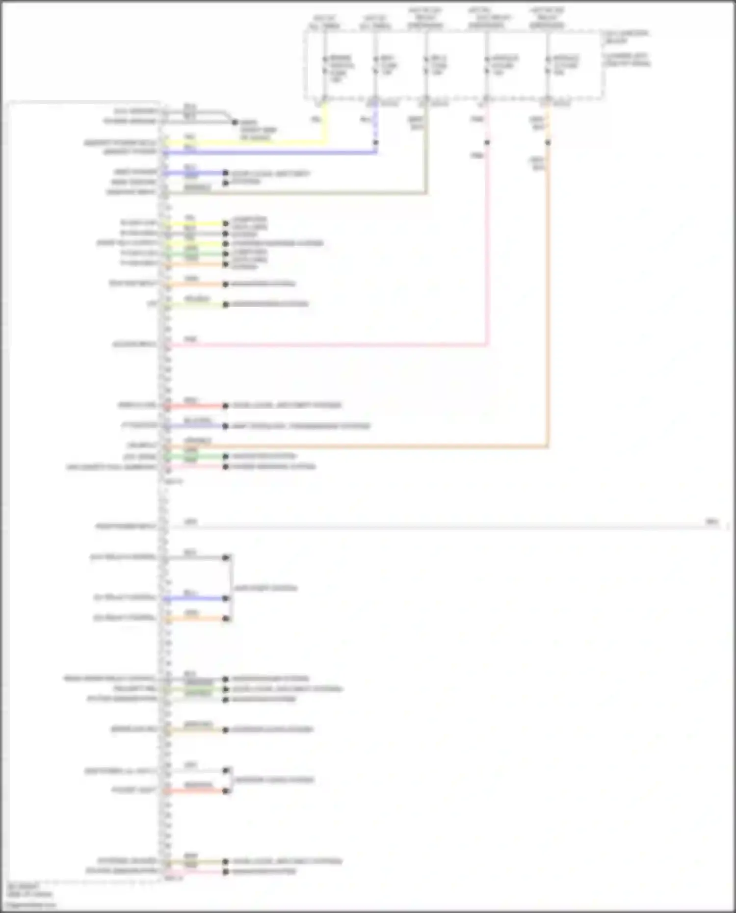 Wiring diagram module 12 fuse for Genesis GV70 I (2020-2024) (2 of 4)