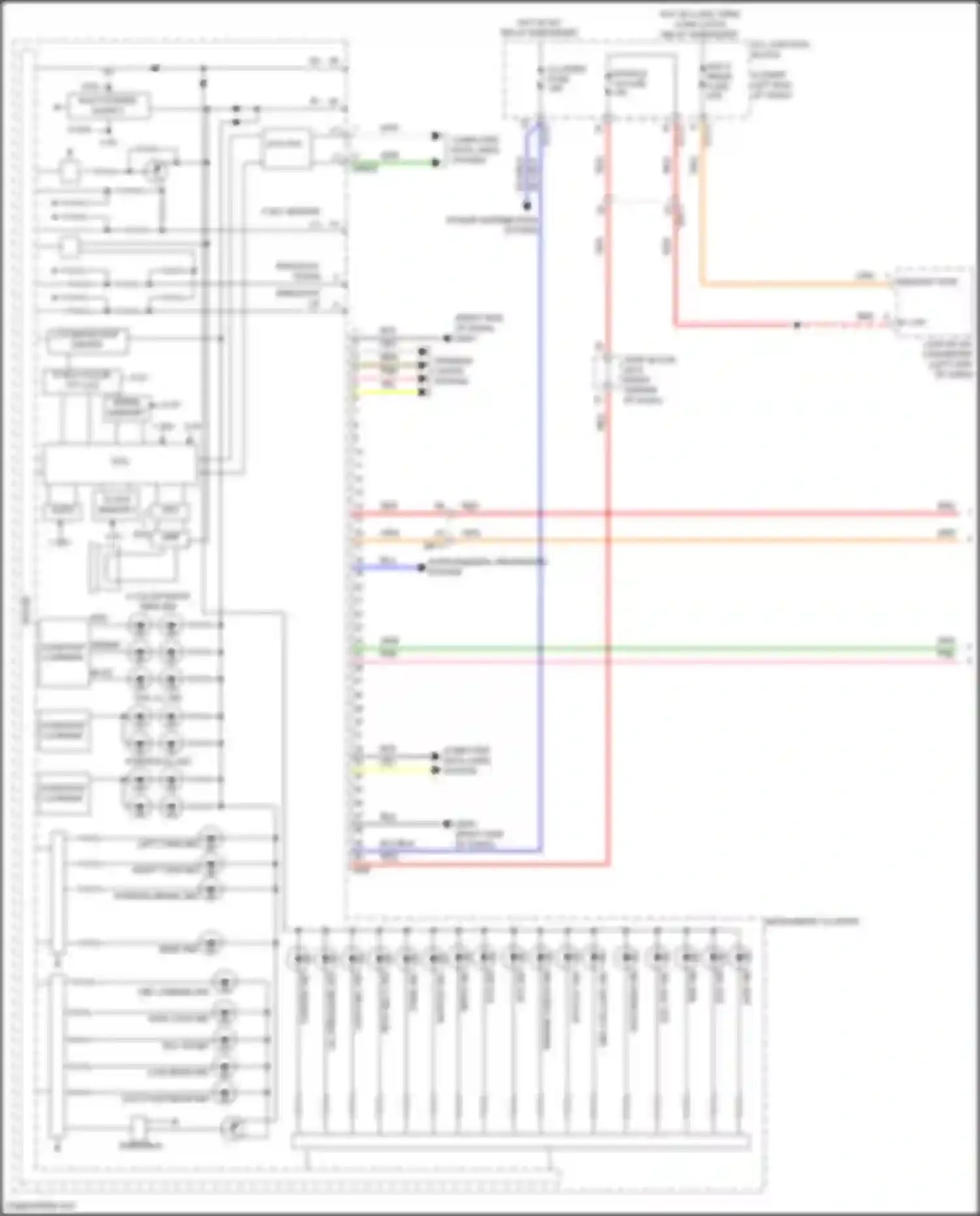 Wiring diagram module 14 fuse for Genesis GV70 I (2020-2024) (6 of 15)