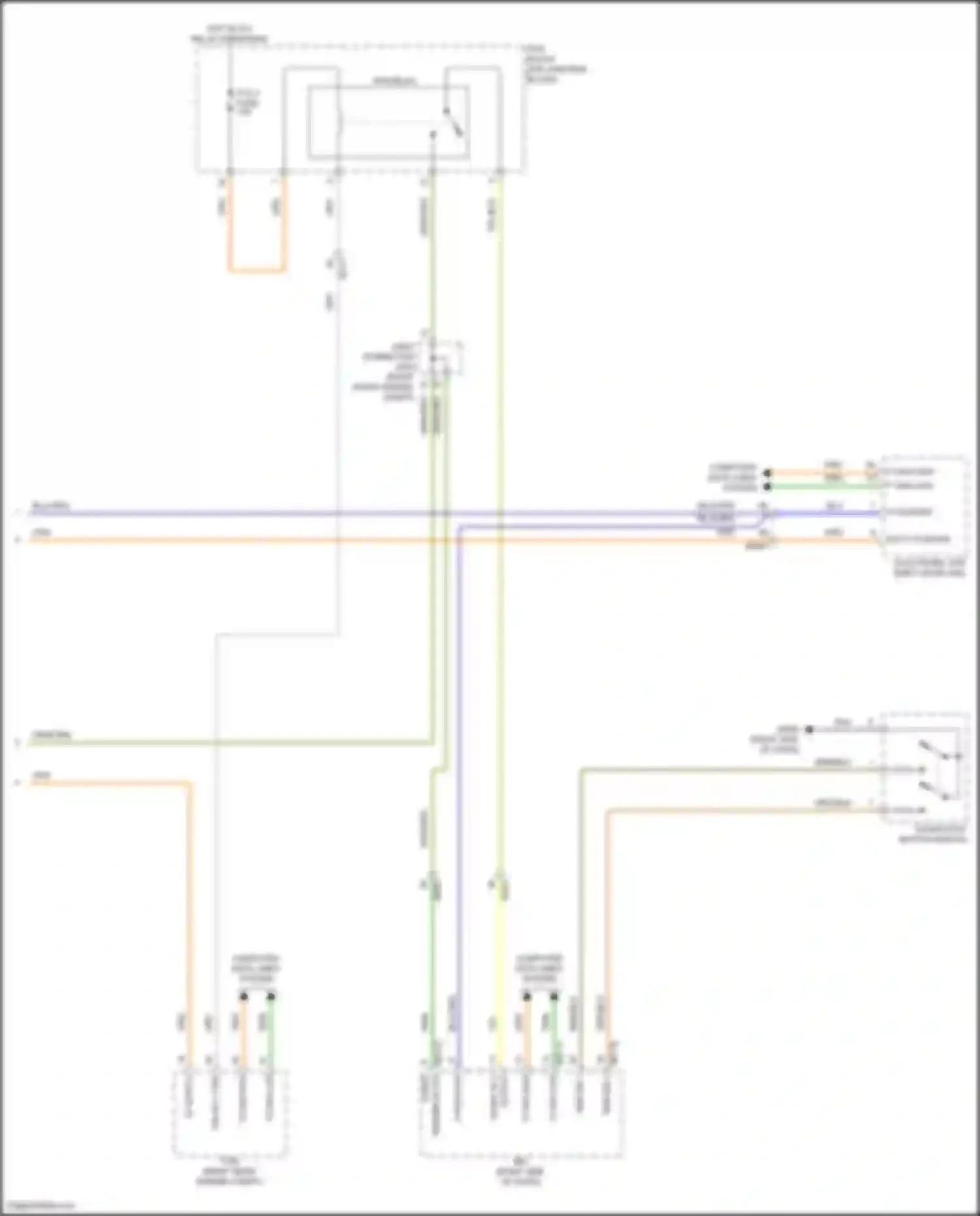 Wiring diagram org/blk for Genesis GV70 I (2020-2024) (30 of 57)