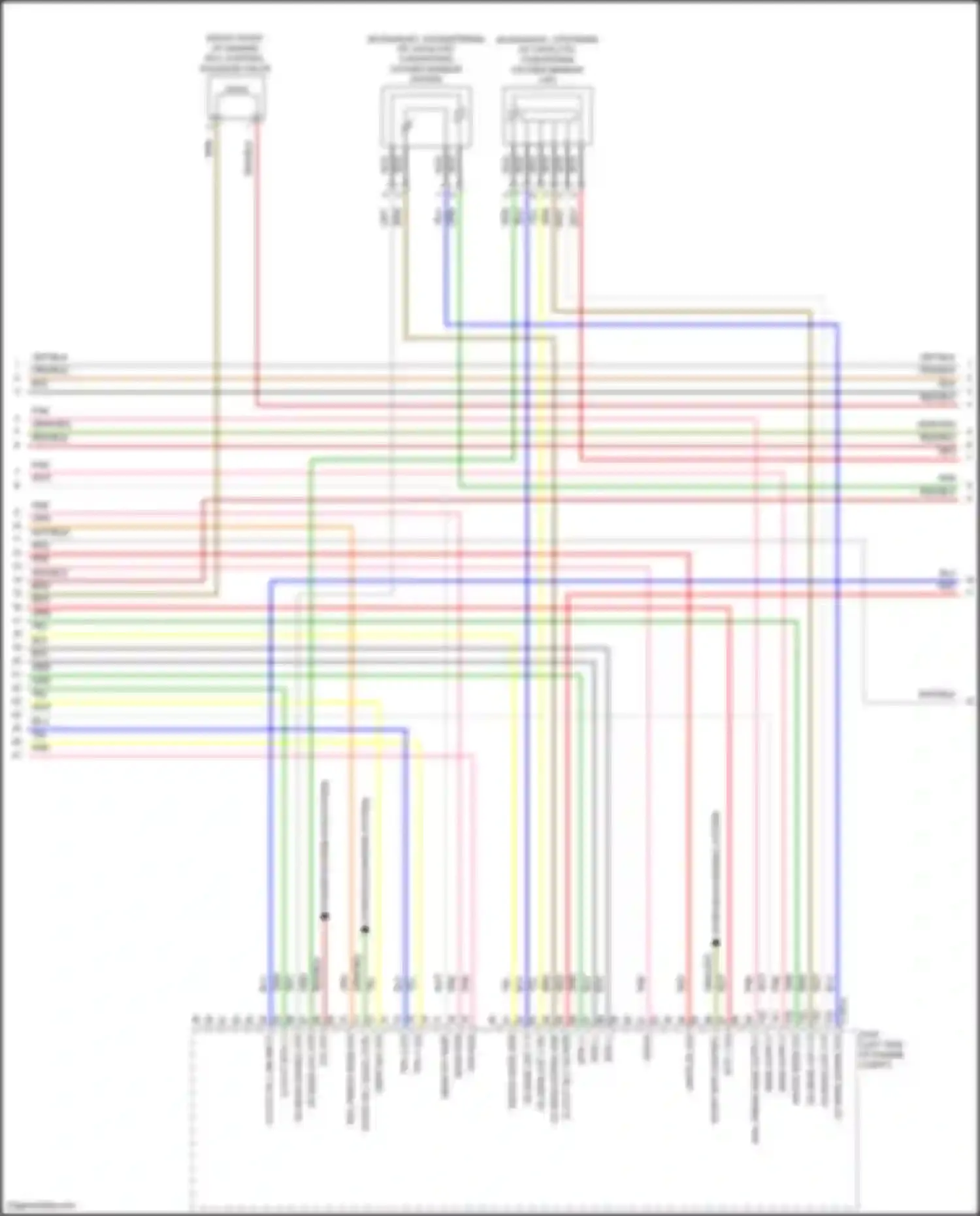 Wiring diagram power distribution system for Genesis GV70 I (2020-2024) (10 of 11)