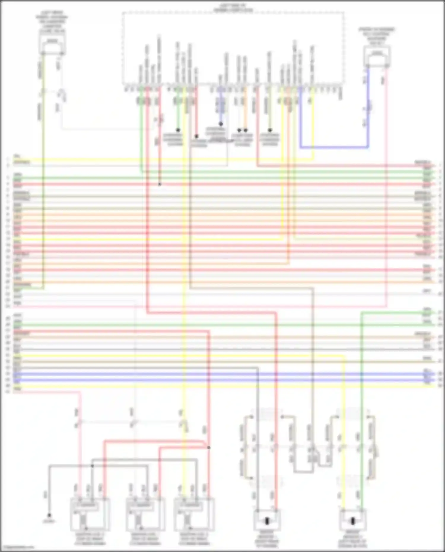Wiring diagram power distribution system for Genesis GV70 I (2020-2024) (11 of 11)