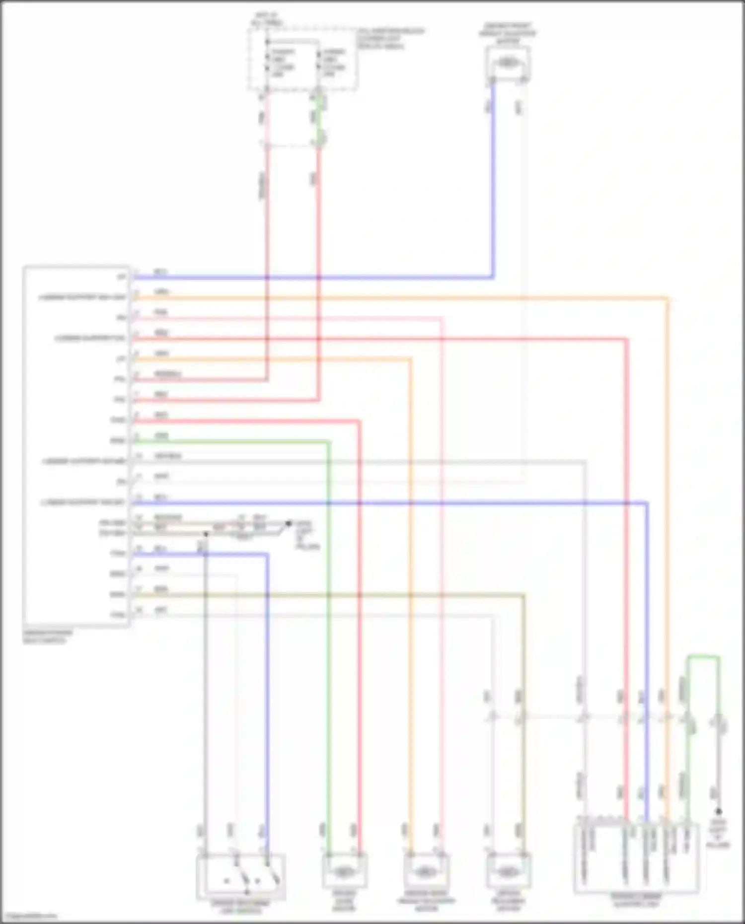 Wiring diagram pw b+ for Genesis GV70 I (2020-2024) (1 of 5)