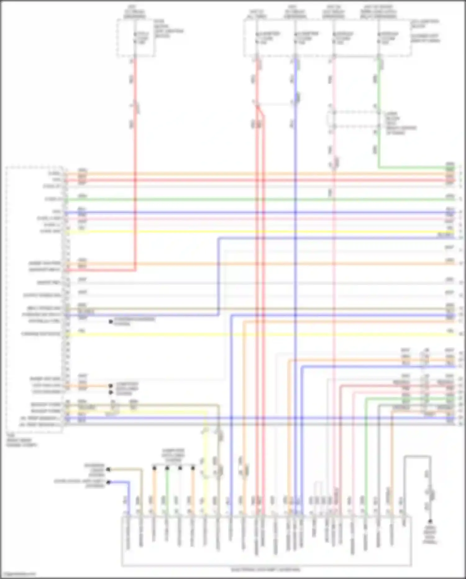 Wiring diagram red for Genesis GV70 I (2020-2024) (122 of 173)