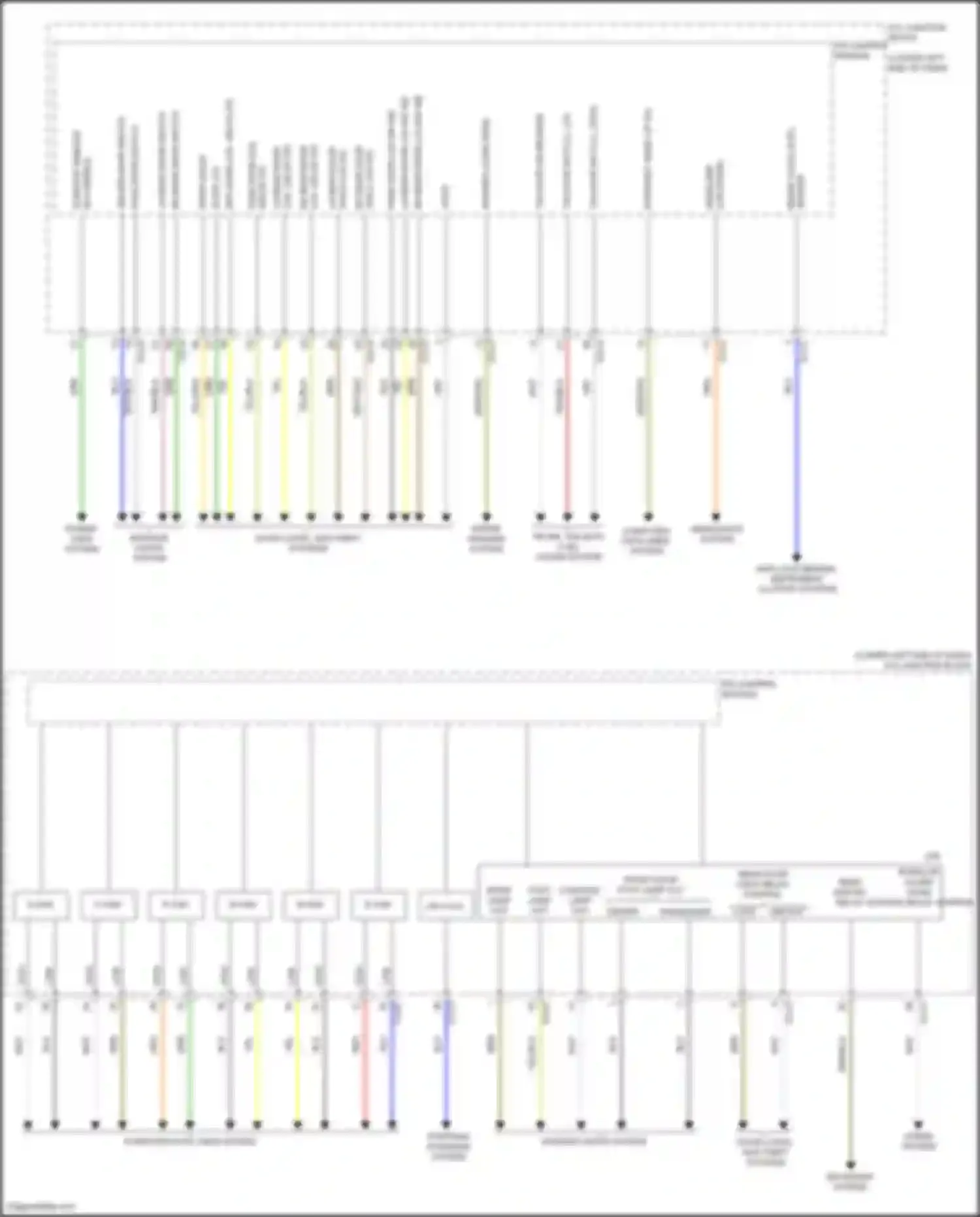 Wiring diagram red for Genesis GV70 I (2020-2024) (27 of 173)